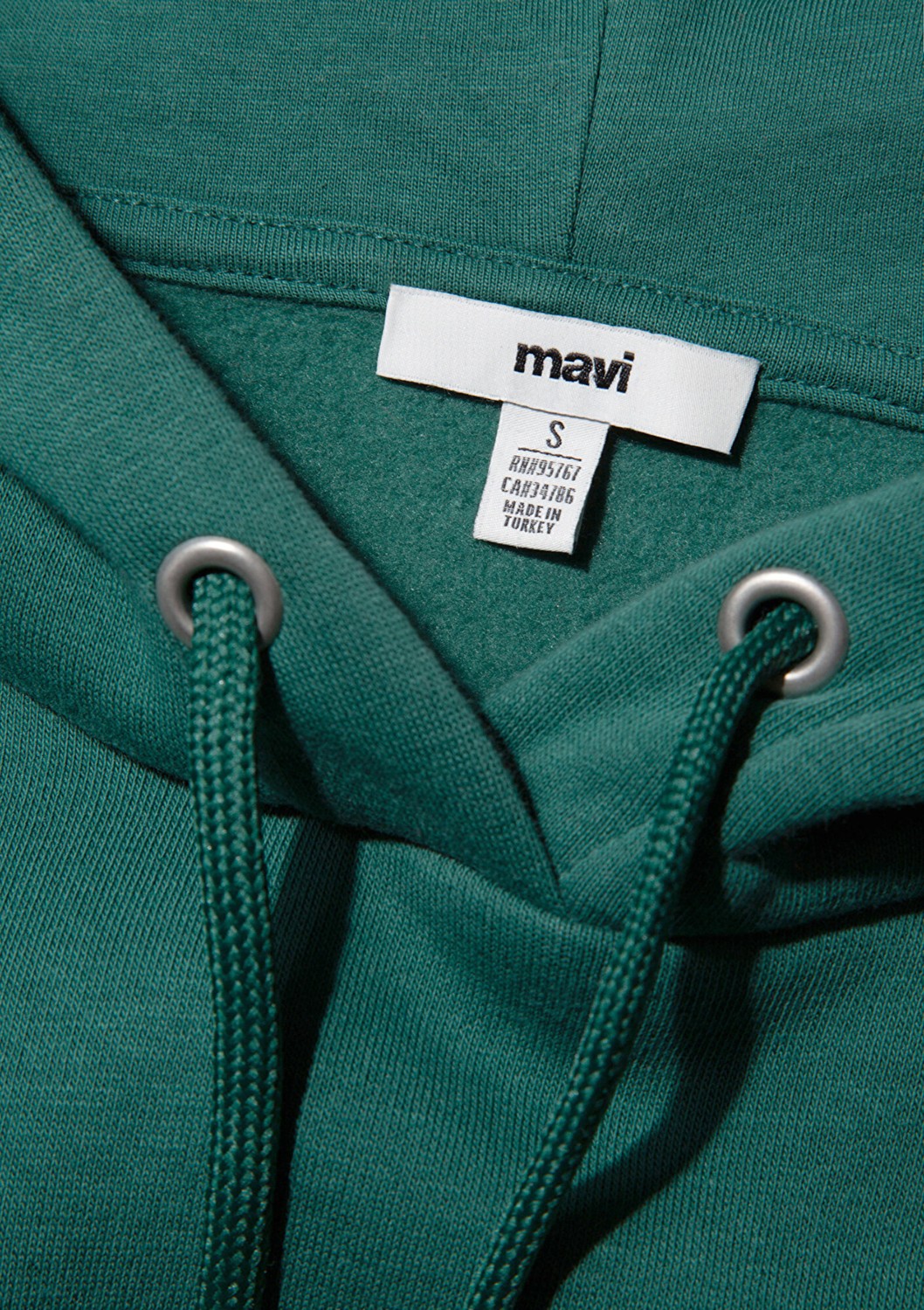 Mavi Logo Baskılı Kapüşonlu Yeşil Sweatshirt 168334-71874 görsel 7