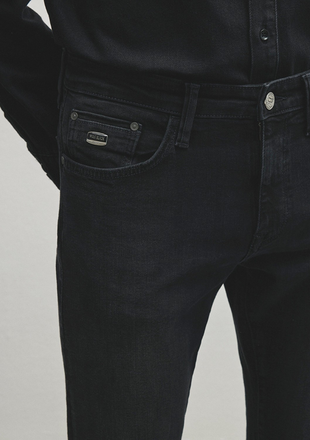 Mavi Jake Lux Black Antrasit Jean Pantolon 0042286544 görsel 7