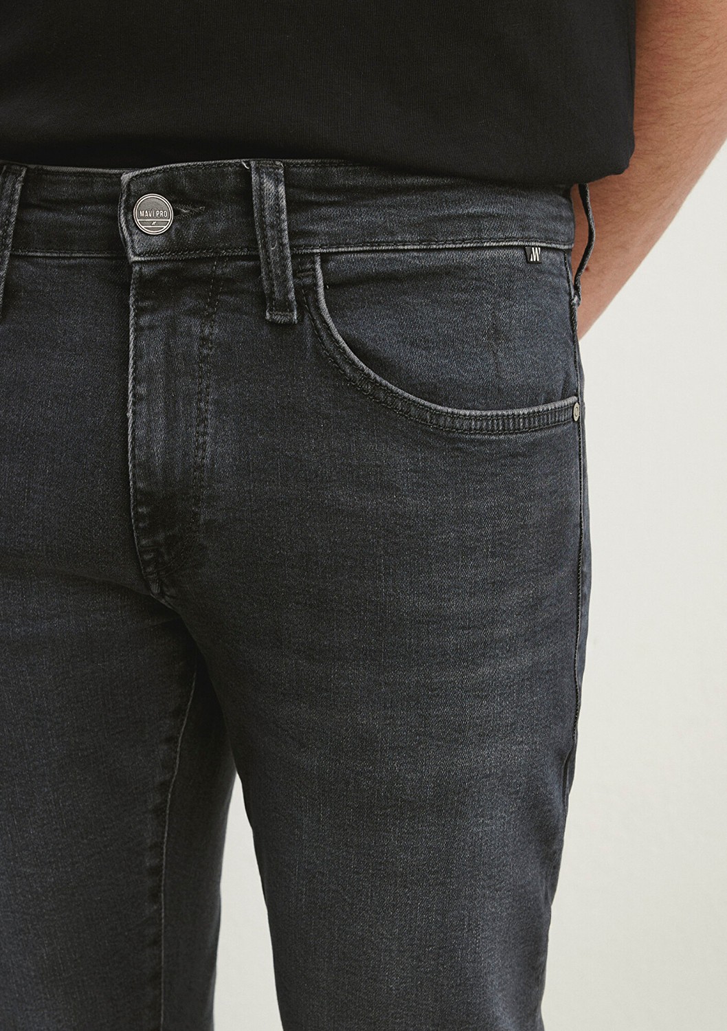 Mavi Jake Mavi Pro Vintage Koyu Gri Smoke Jean Pantolon 0042286535 görsel 7