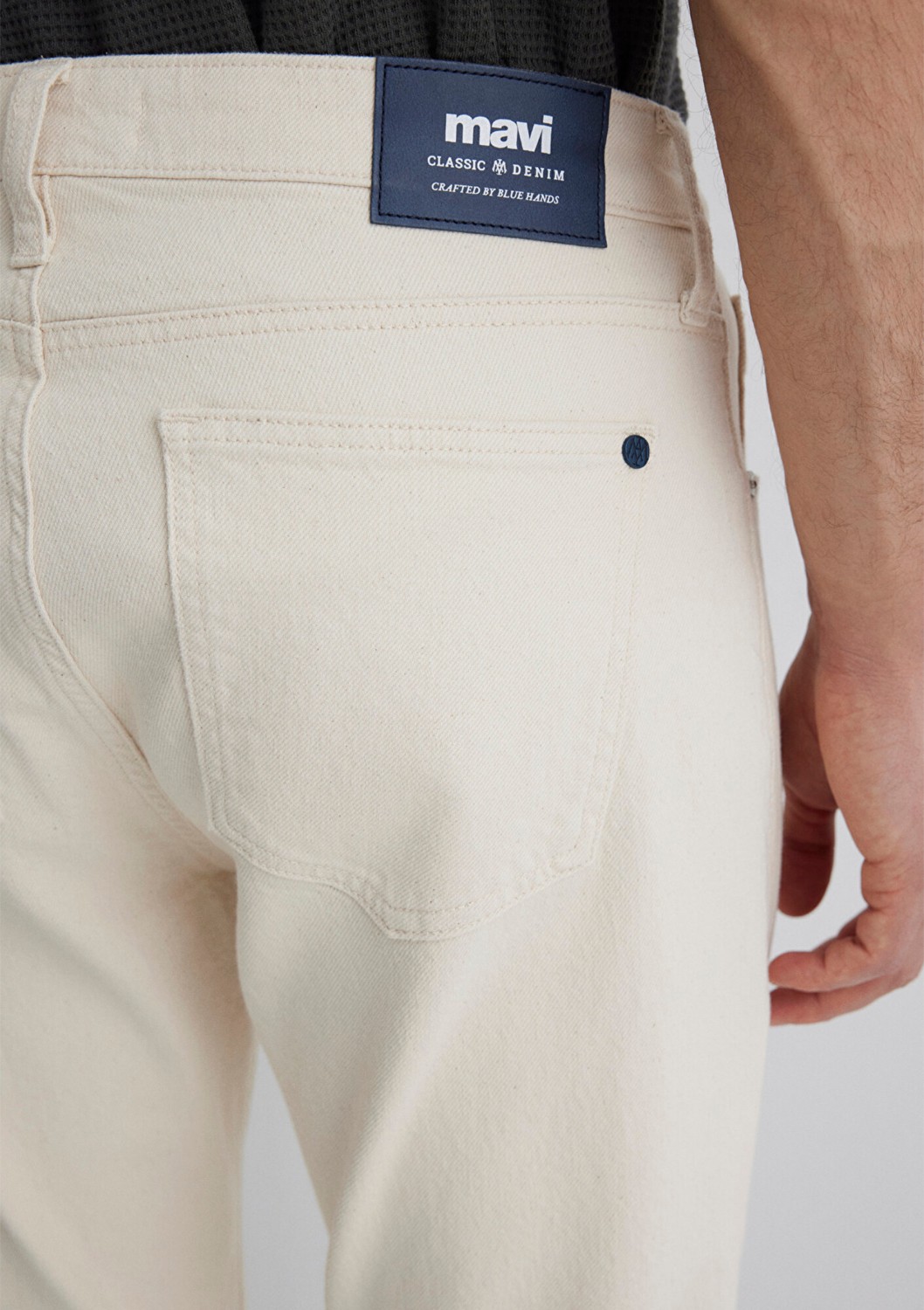 Mavi Milan Classic Denim Ekru Jean Pantolon 0081087654 görsel 7