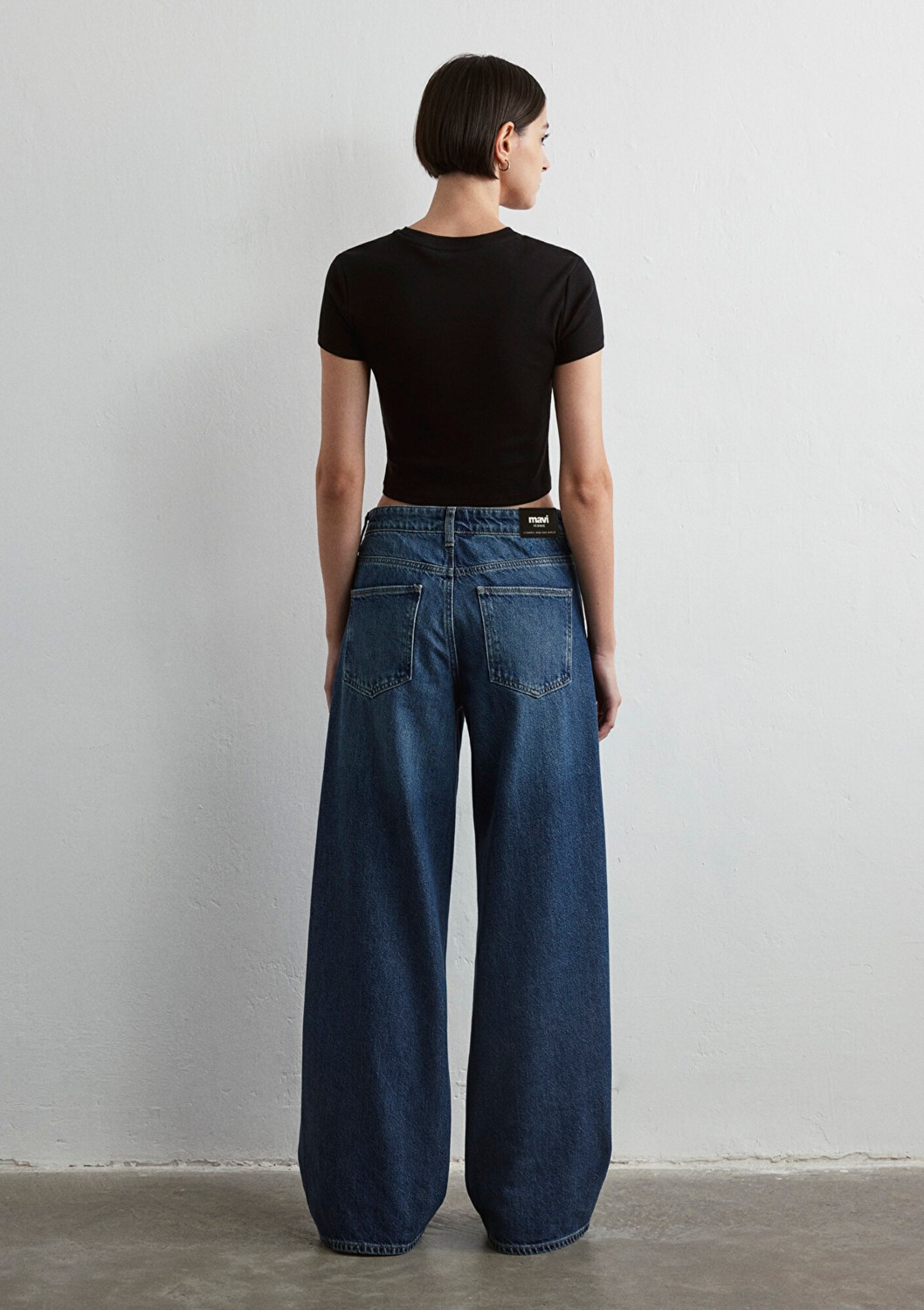 Mavi Siena Iconic Puslu Koyu Mavi Jean Pantolon 1010763-87748 görsel 7