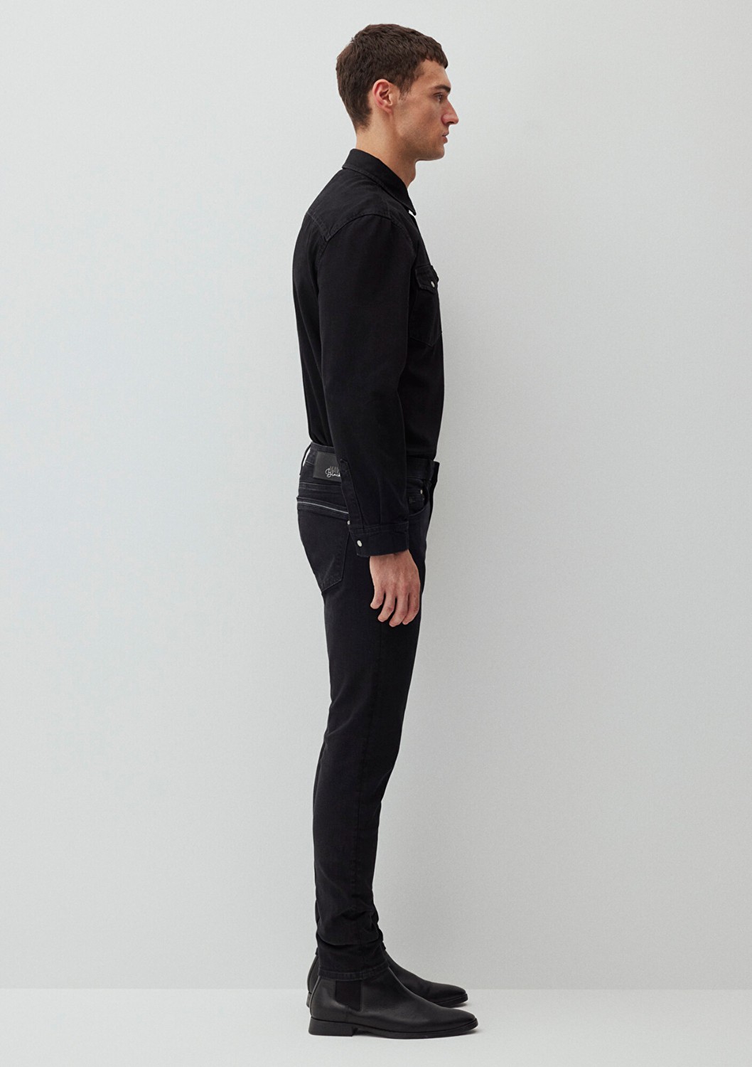 Mavi James Lux Black Antrasit Jean Pantolon 0042487866 görsel 6