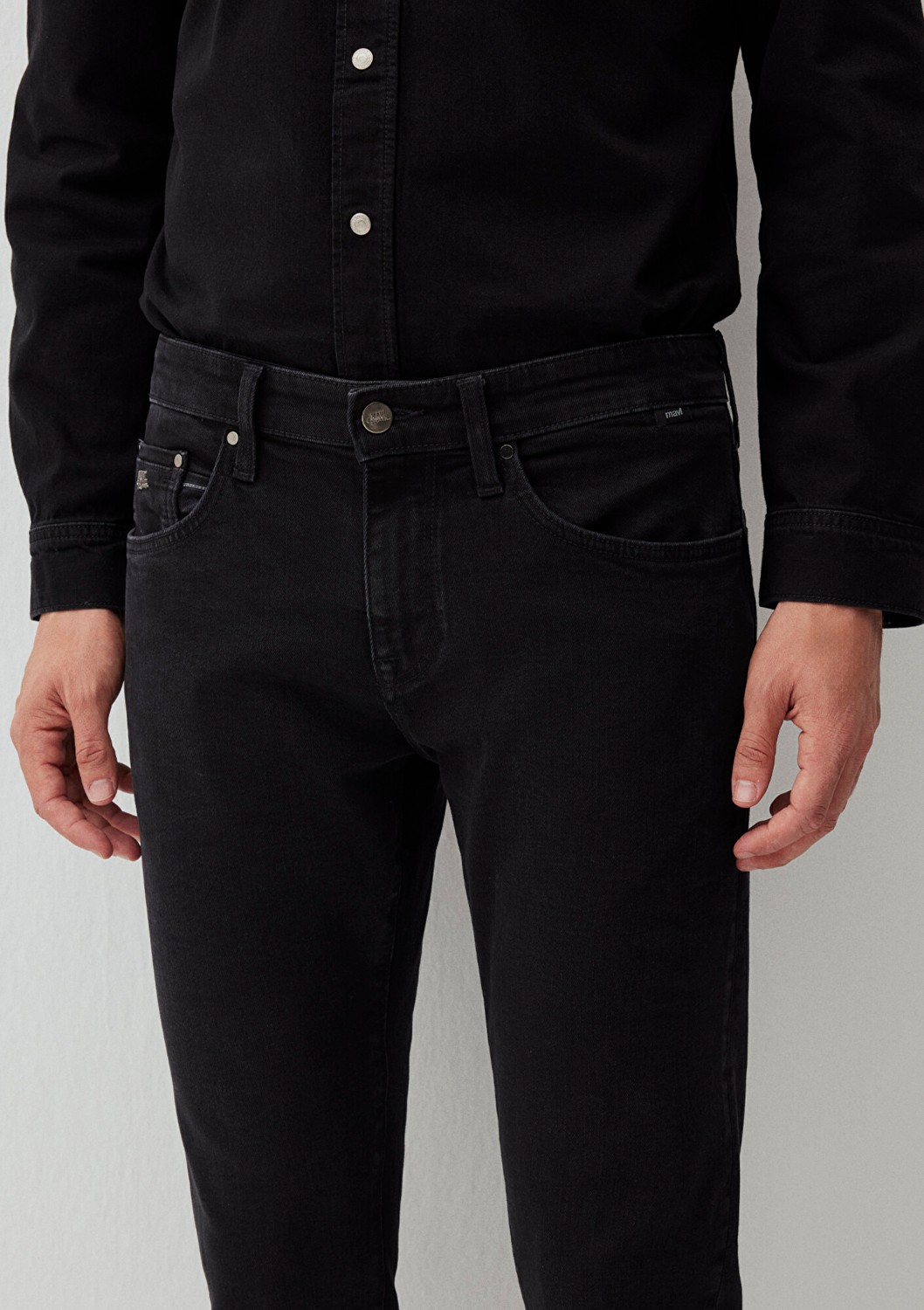 Mavi James Lux Black Antrasit Jean Pantolon 0042487866 görsel 8