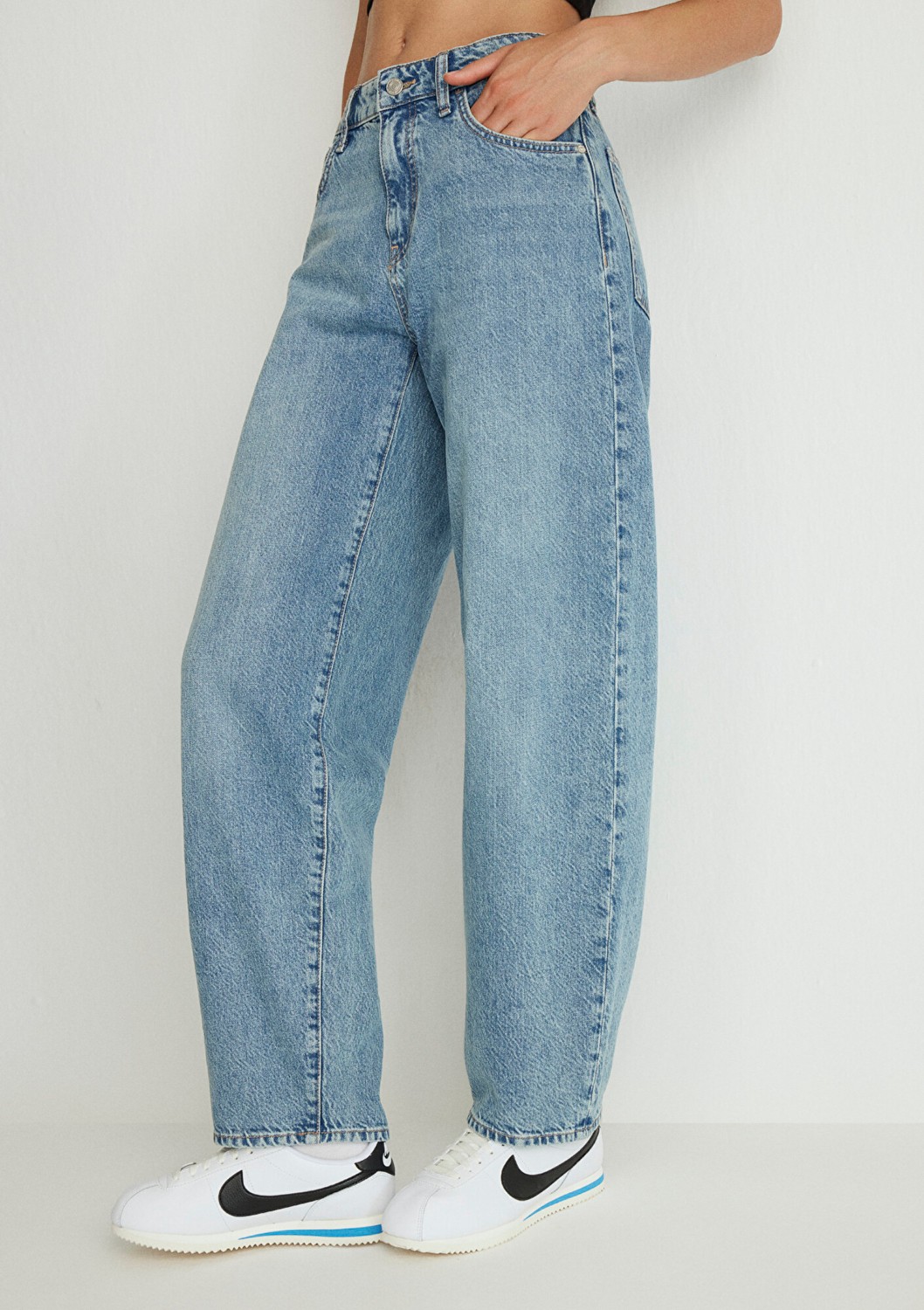 Mavi Leila Real Blue Indigo Mavisi Jean Pantolon 1010600-87776 görsel 6