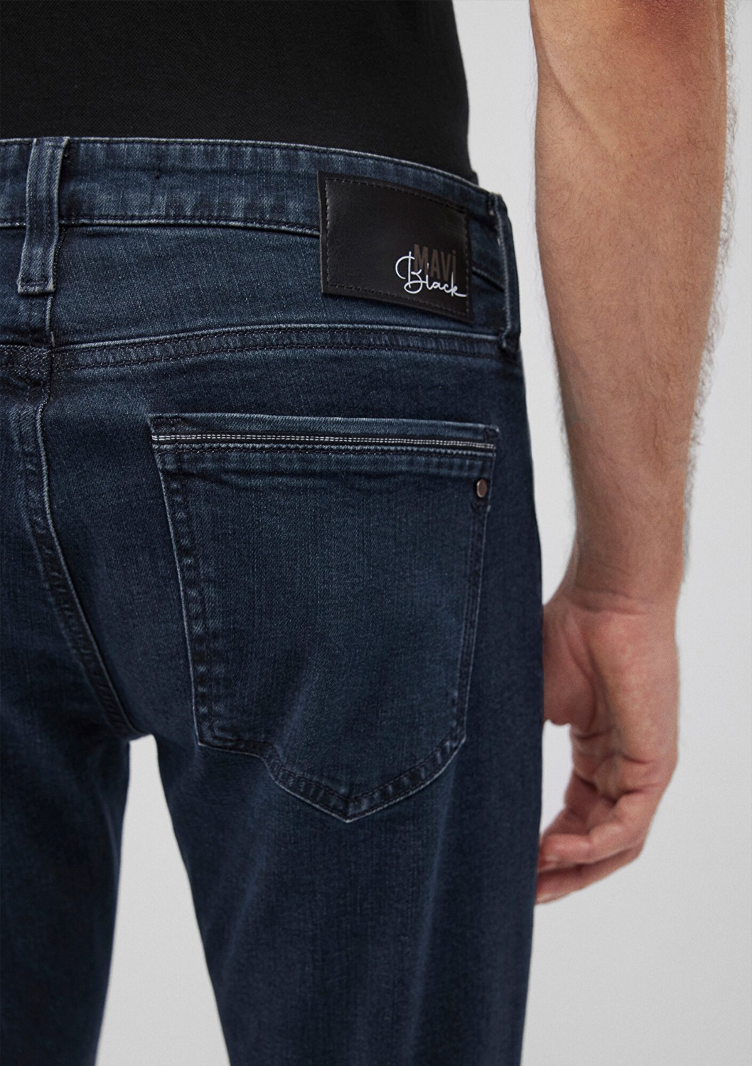 Mavi Jake Lux Black Puslu Vintage Koyu Mavi Jean Pantolon 0042287868 görsel 7