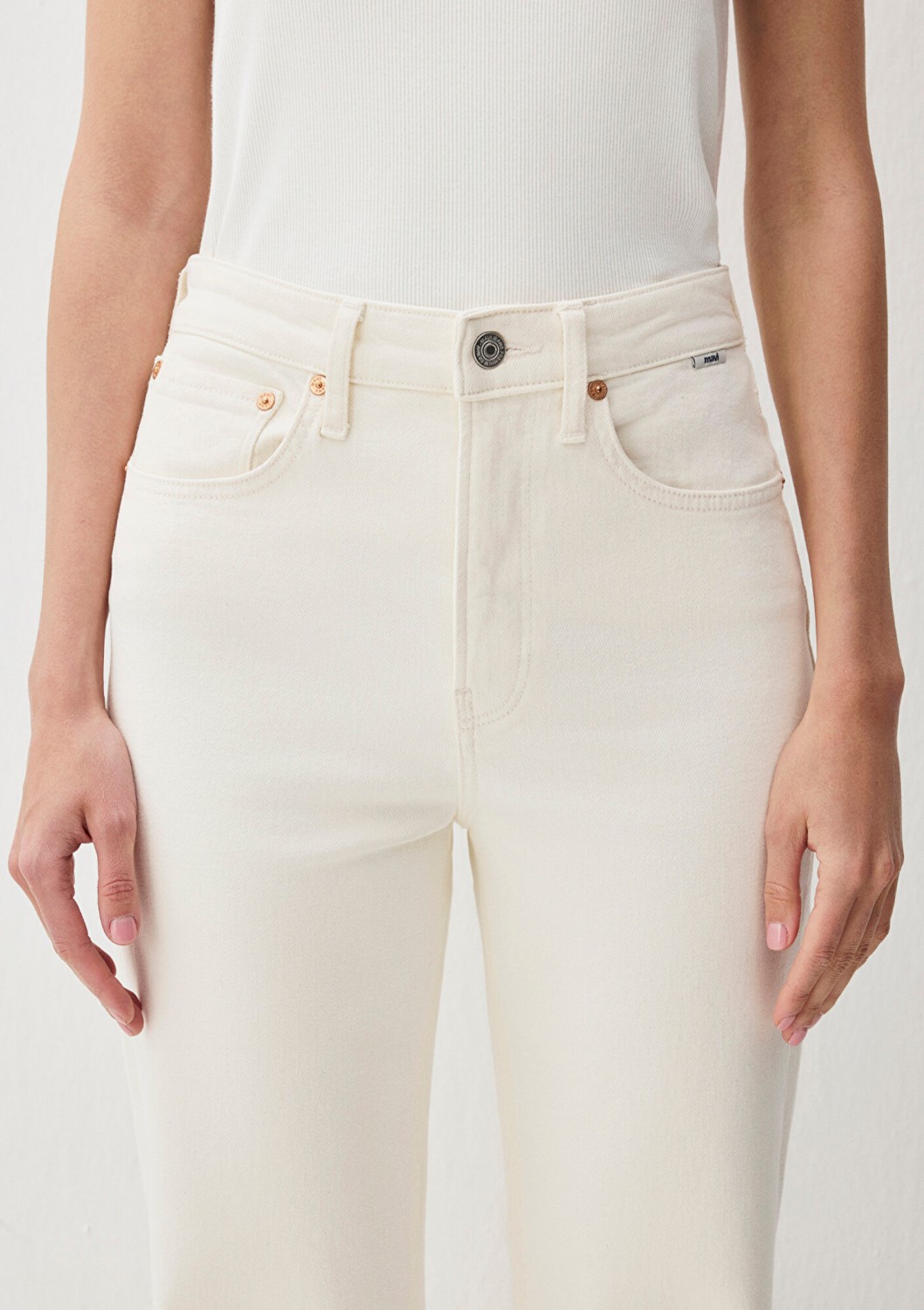 Mavi Sky Classic Denim Ekru Jean Pantolon 1010627-88689 görsel 7