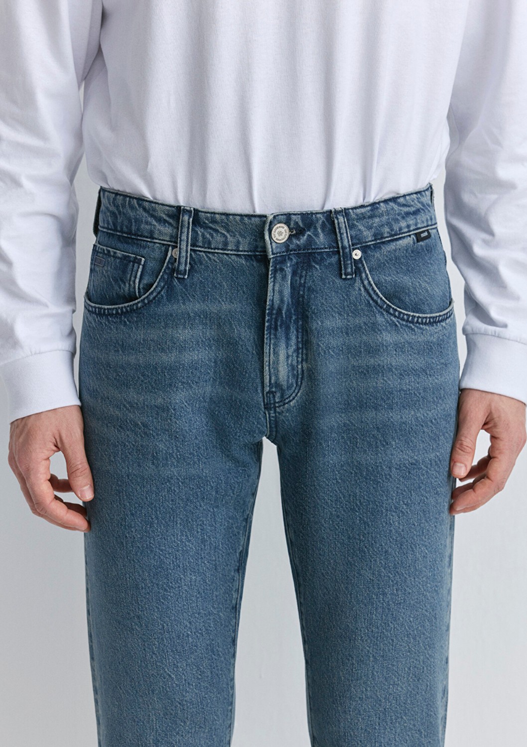 Mavi London Classic Denim Vintage Mavi Jean Pantolon 0010172-89273 görsel 6