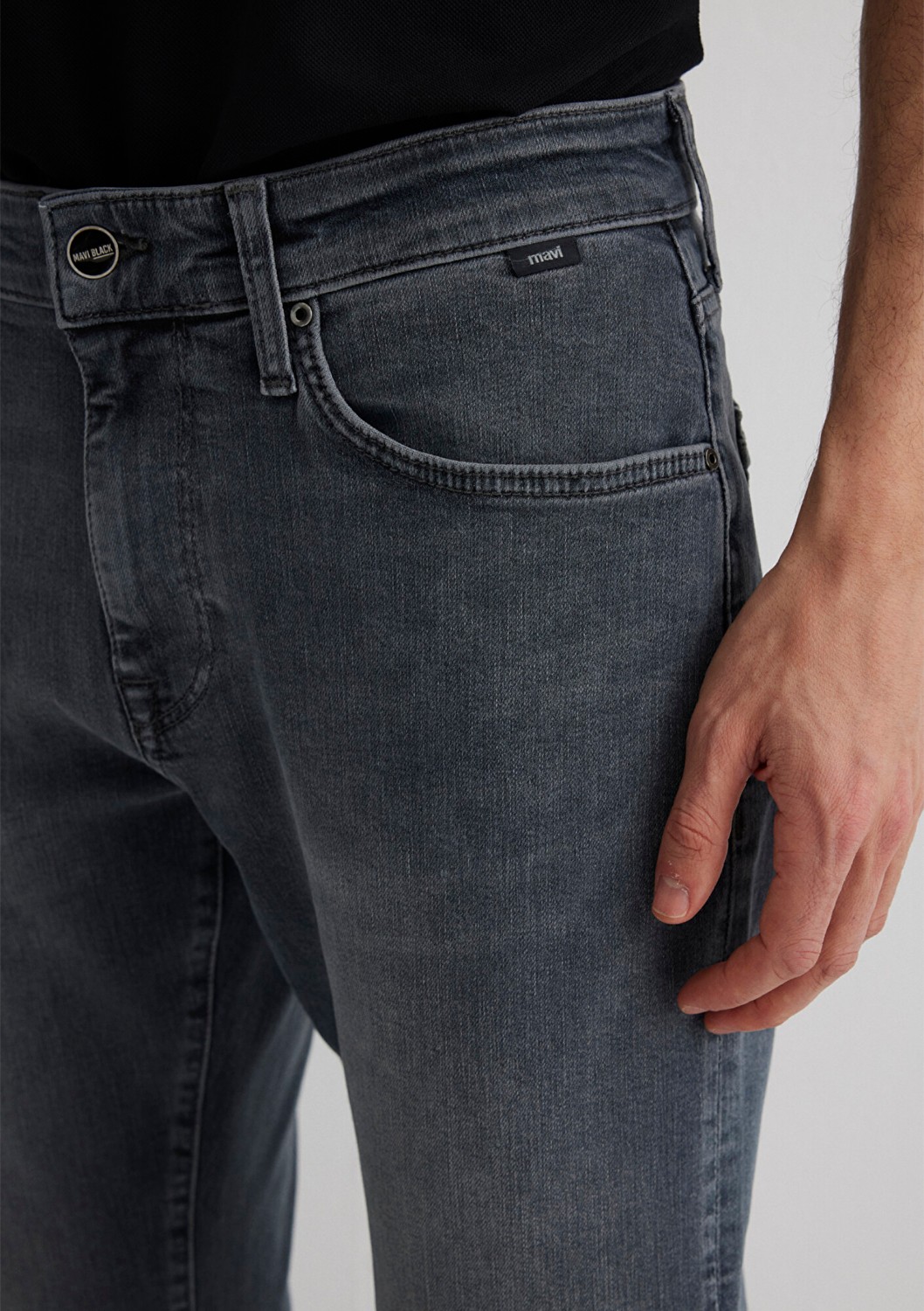 Mavi Marcus Mavi Black Puslu Vintage Gri Smoke Jean Pantolon 0035189345 görsel 7