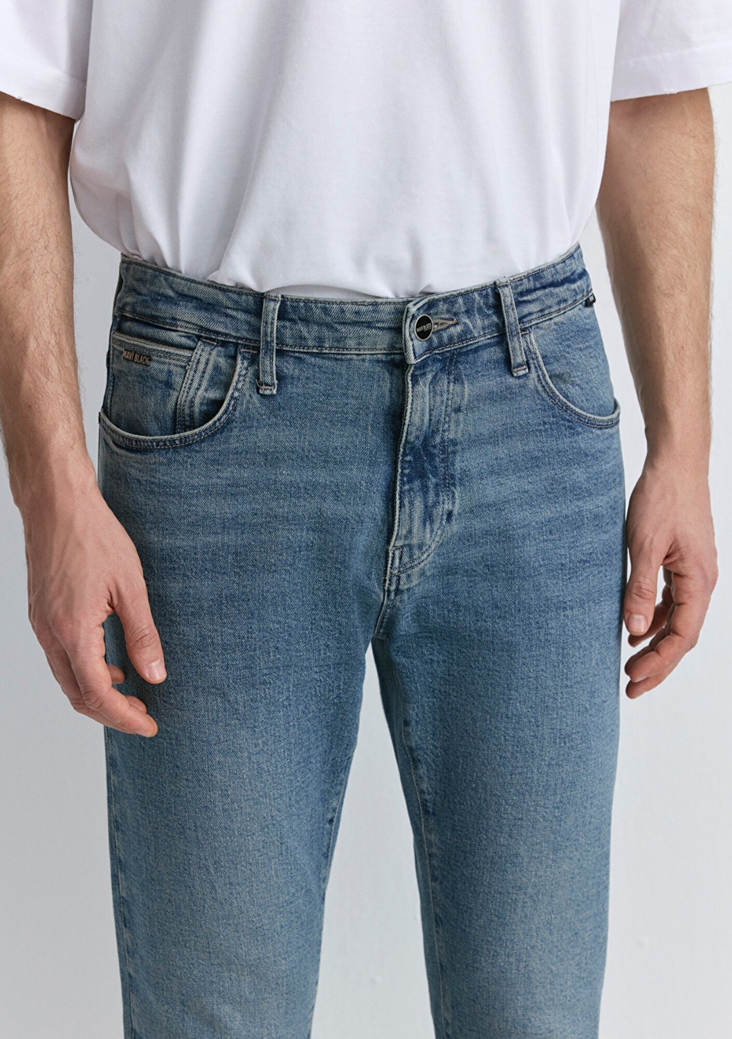 Mavi Milan Mavi Black Puslu Mavi-Gri Jean Pantolon 0081089344 görsel 6