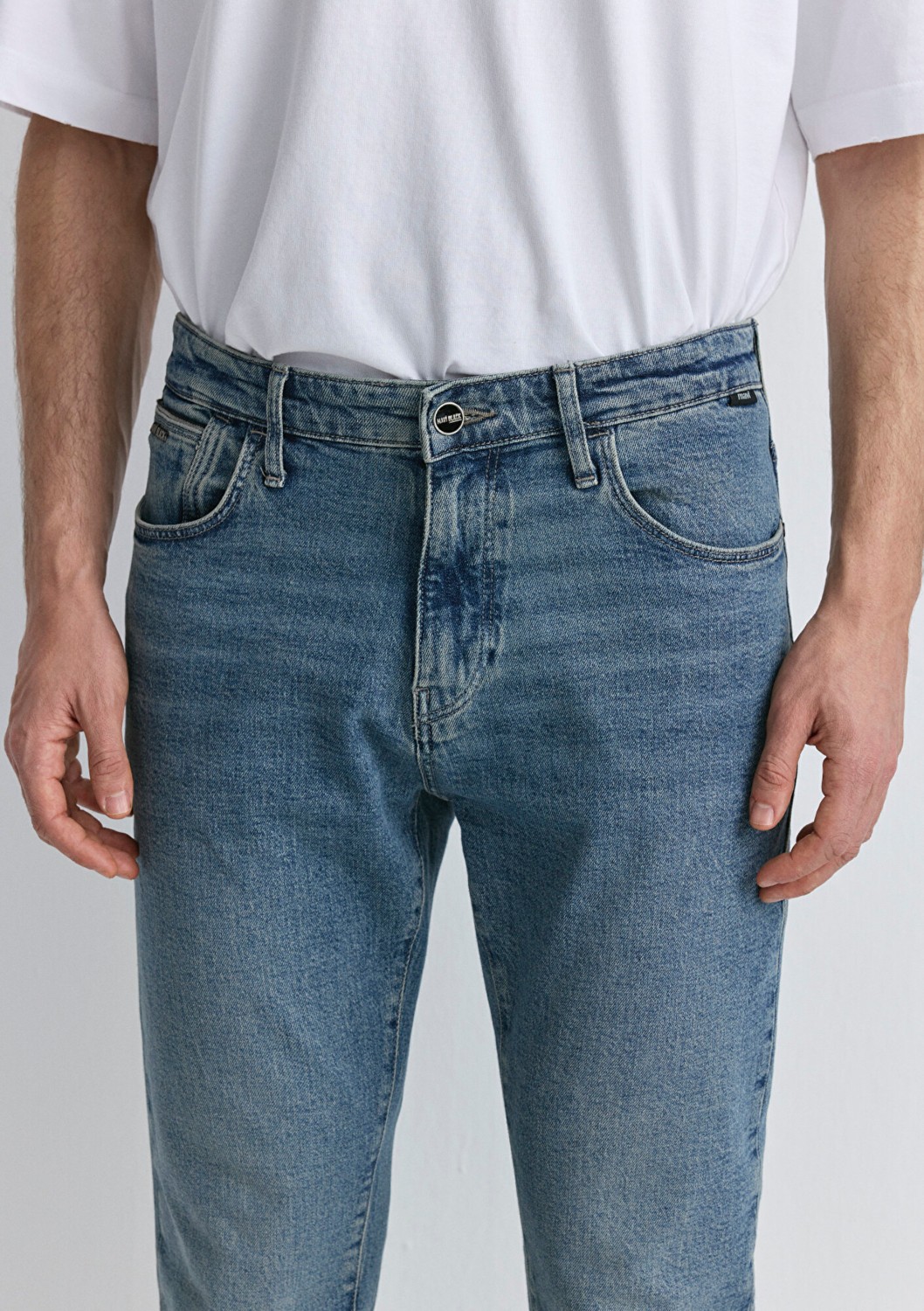 Mavi Milan Mavi Black Puslu Mavi-Gri Jean Pantolon 0081089344 görsel 7
