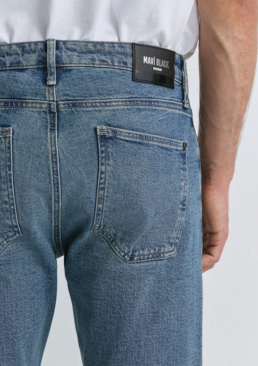 Mavi Milan Mavi Black Puslu Mavi-Gri Jean Pantolon 0081089344 görsel 8