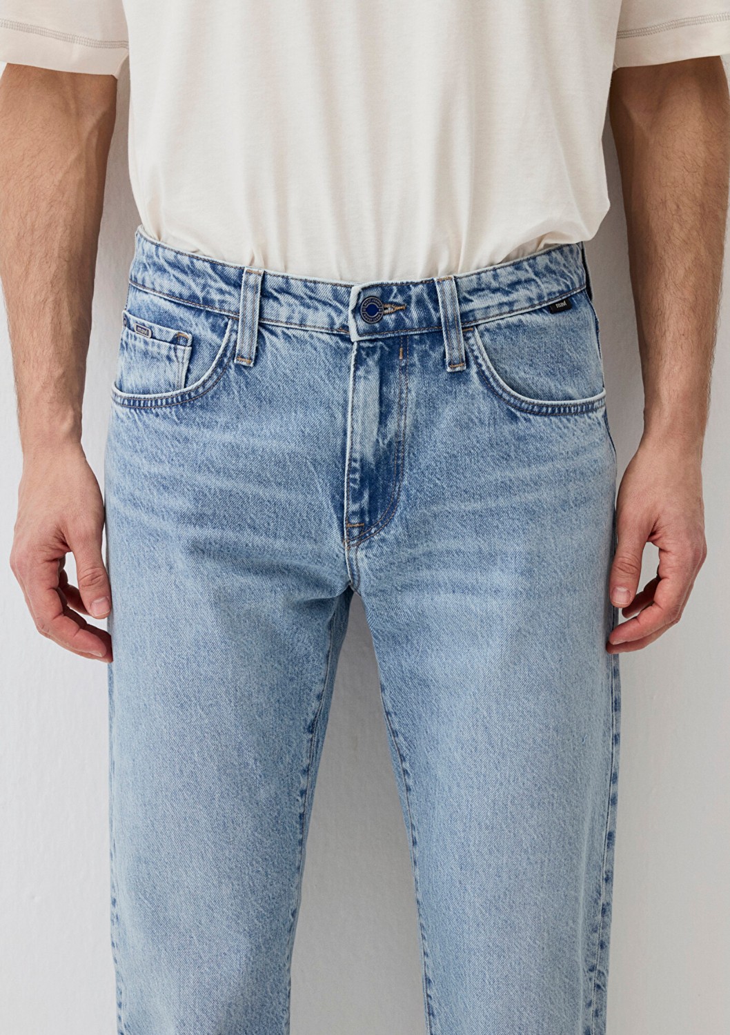 Mavi London Premium Blue Açık Mavi Jean Pantolon 0010172-89642 görsel 8