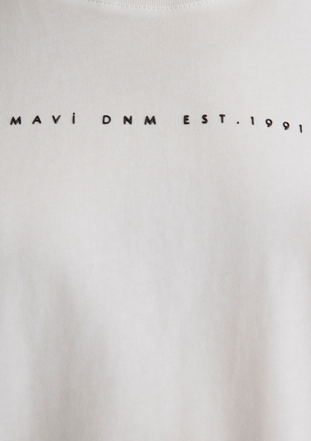 Mavi Baskılı Beyaz Tişört 1613147-70057 görsel 6