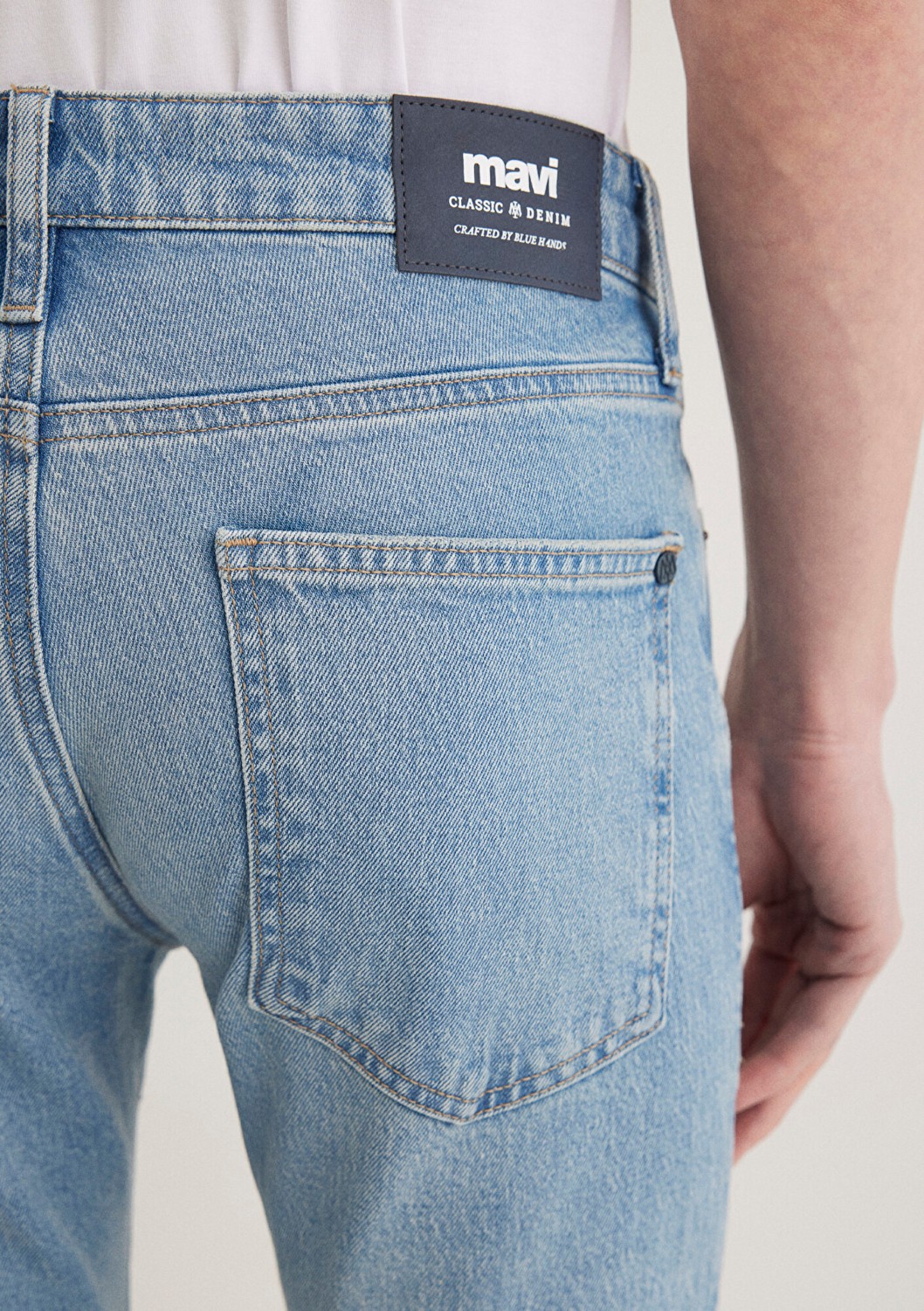 Mavi James Classic Denim Puslu Açık Mavi Jean Pantolon 0042486407 görsel 7
