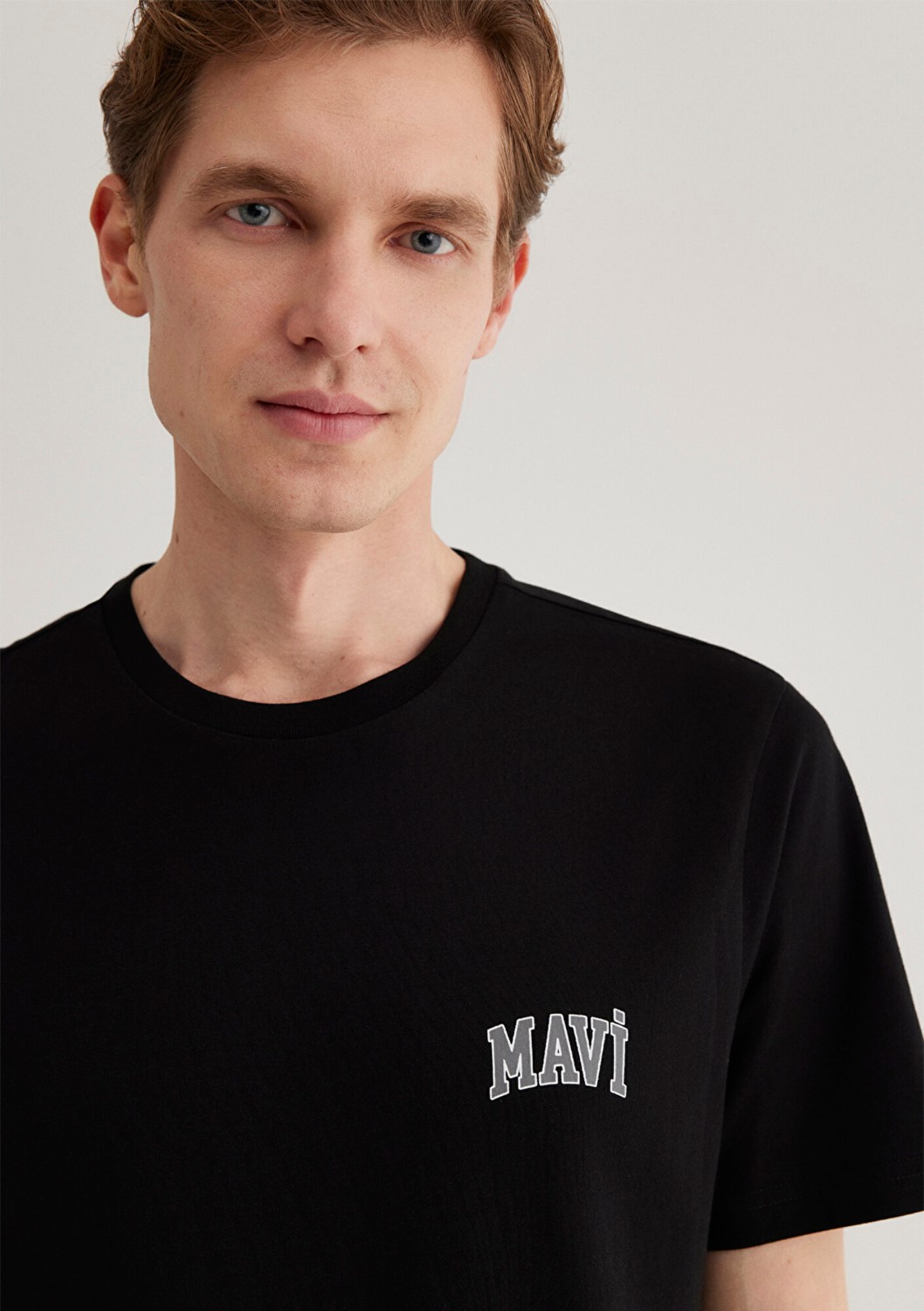 Mavi Logo Baskılı Siyah Tişört 0611714-900 görsel 6