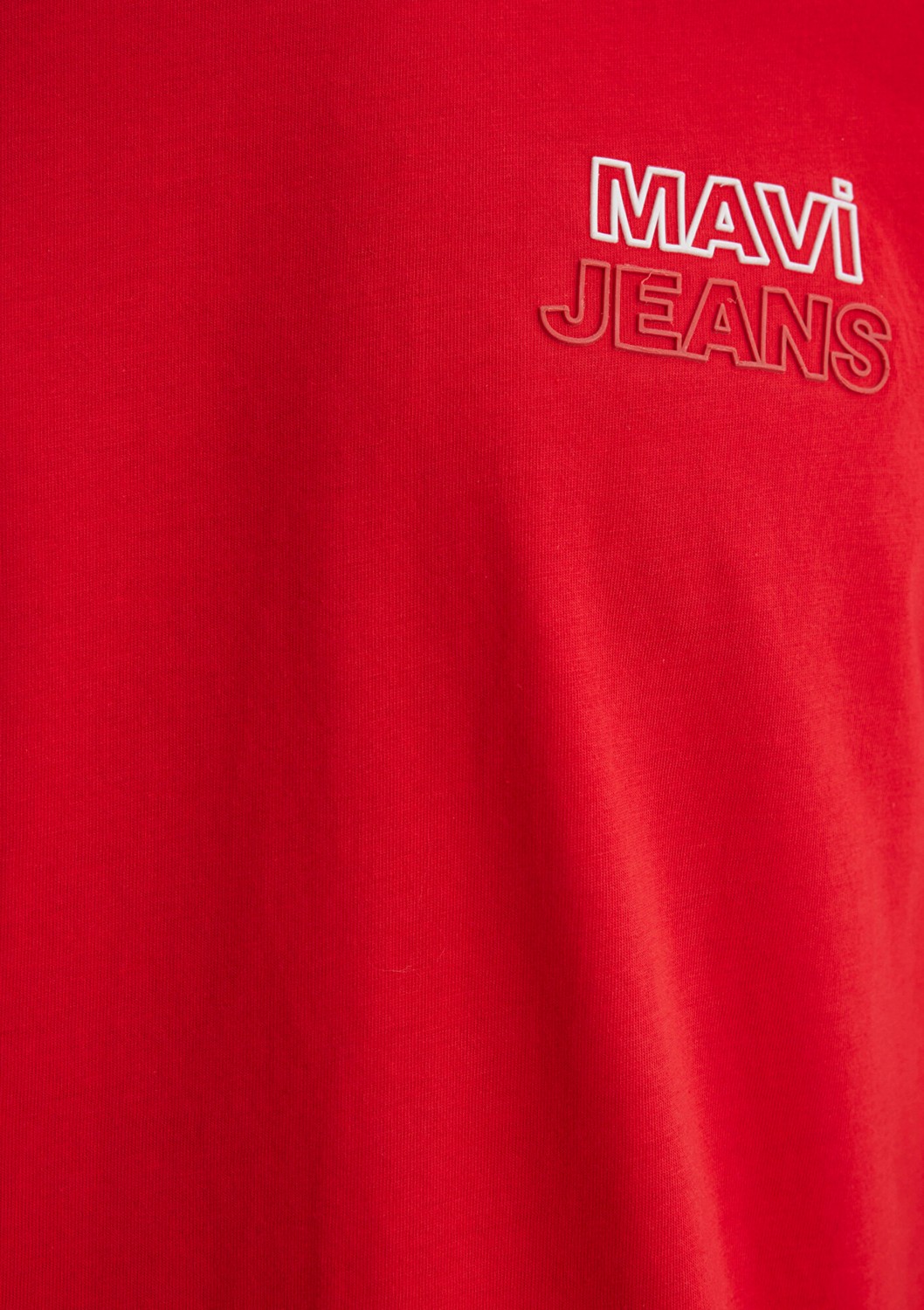 Mavi Jeans Baskılı Kırmızı Tişört 066841-33099 görsel 6