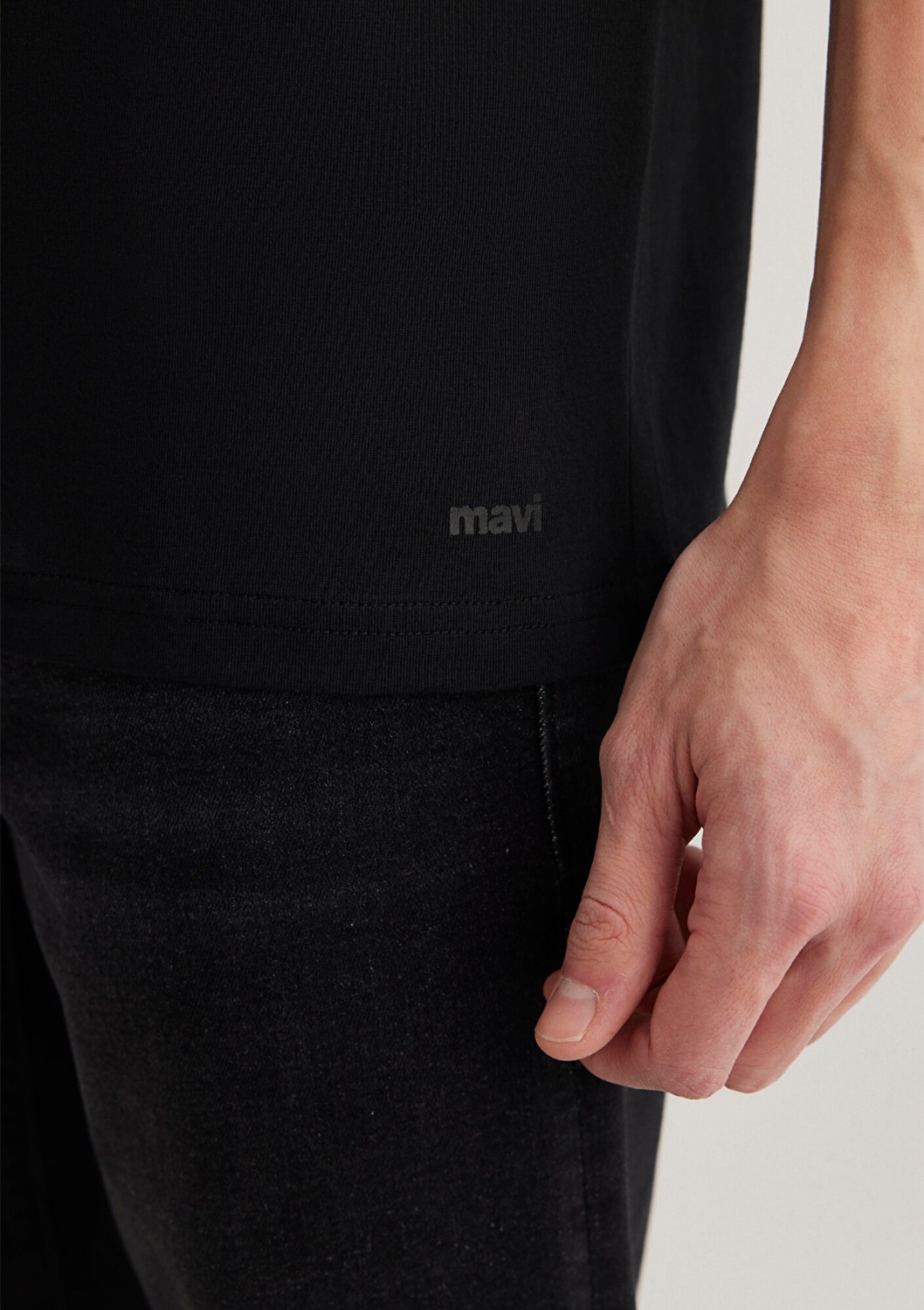 Mavi Siyah Basic Tişört 065574-900 görsel 6