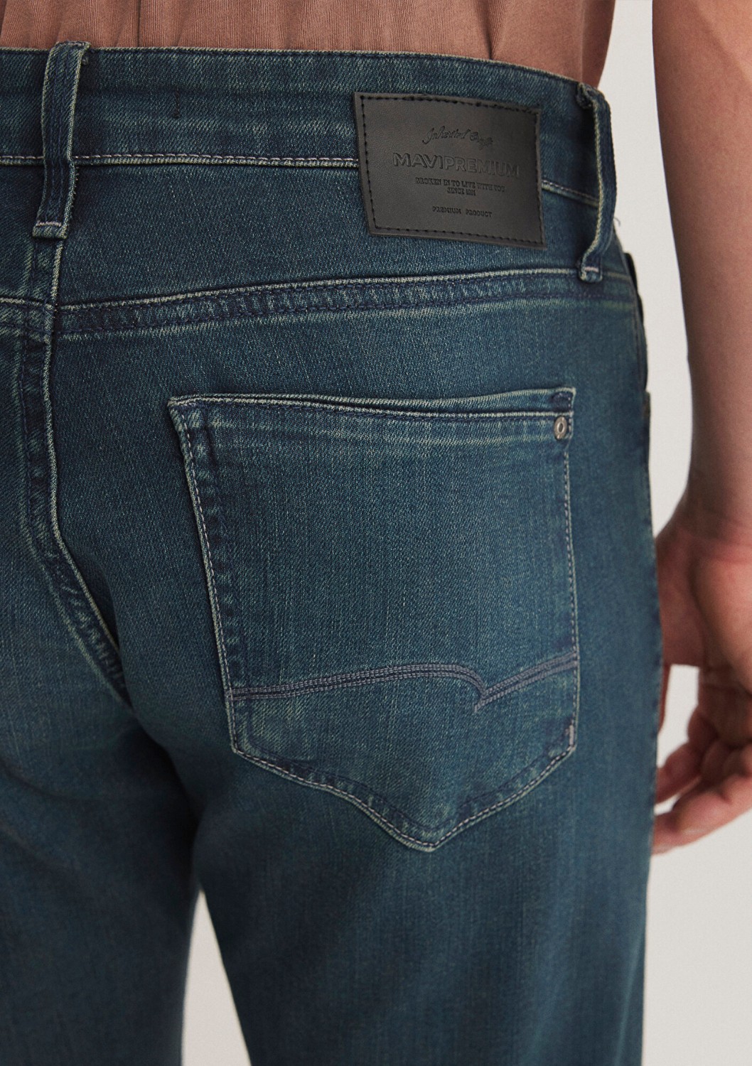 Mavi Hunter Mavi Premium Koyu Mavi Jean Pantolon 0020231266 görsel 8