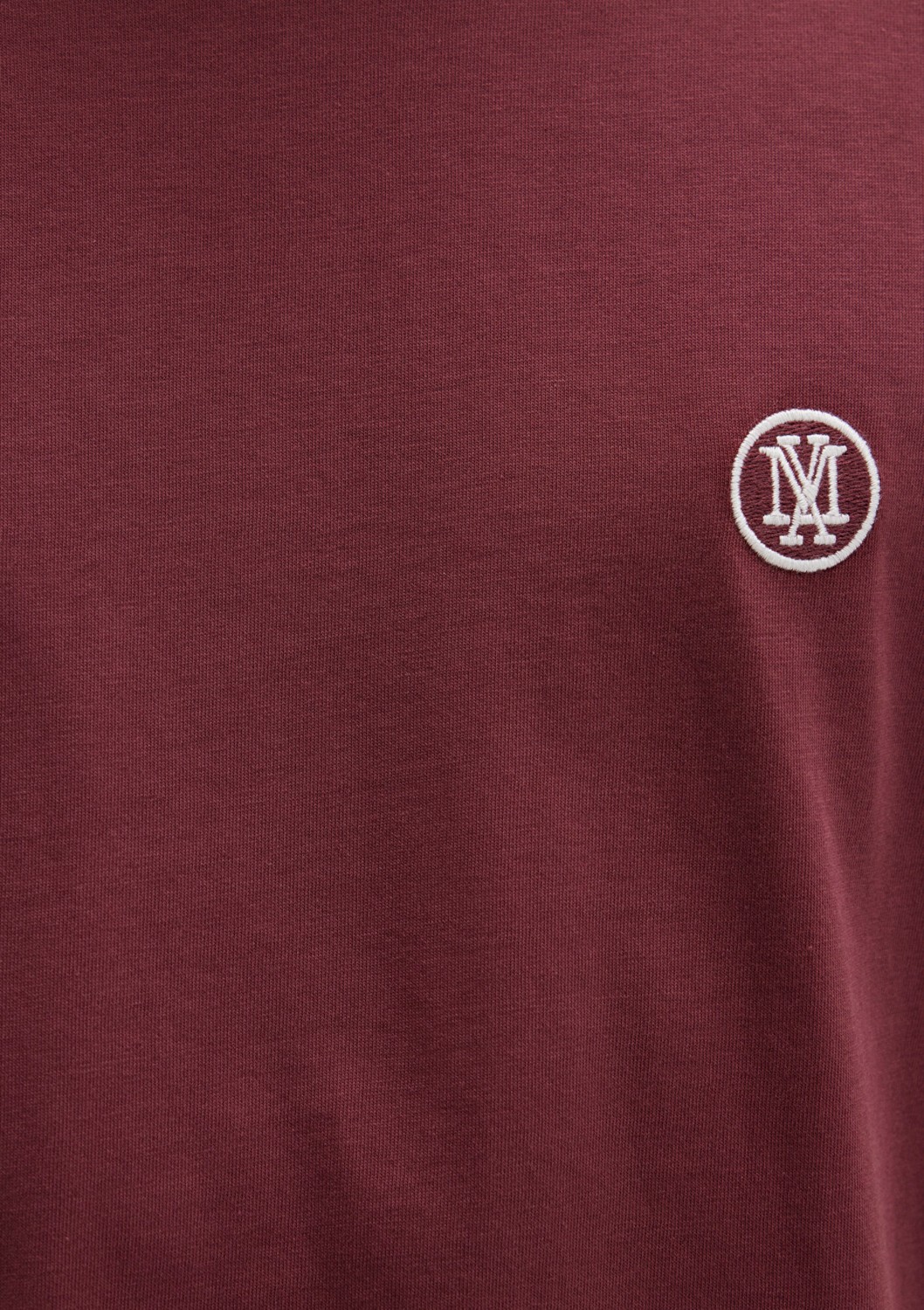 Mavi Logo İşlemeli Bordo Basic Tişört 067074-70396 görsel 7