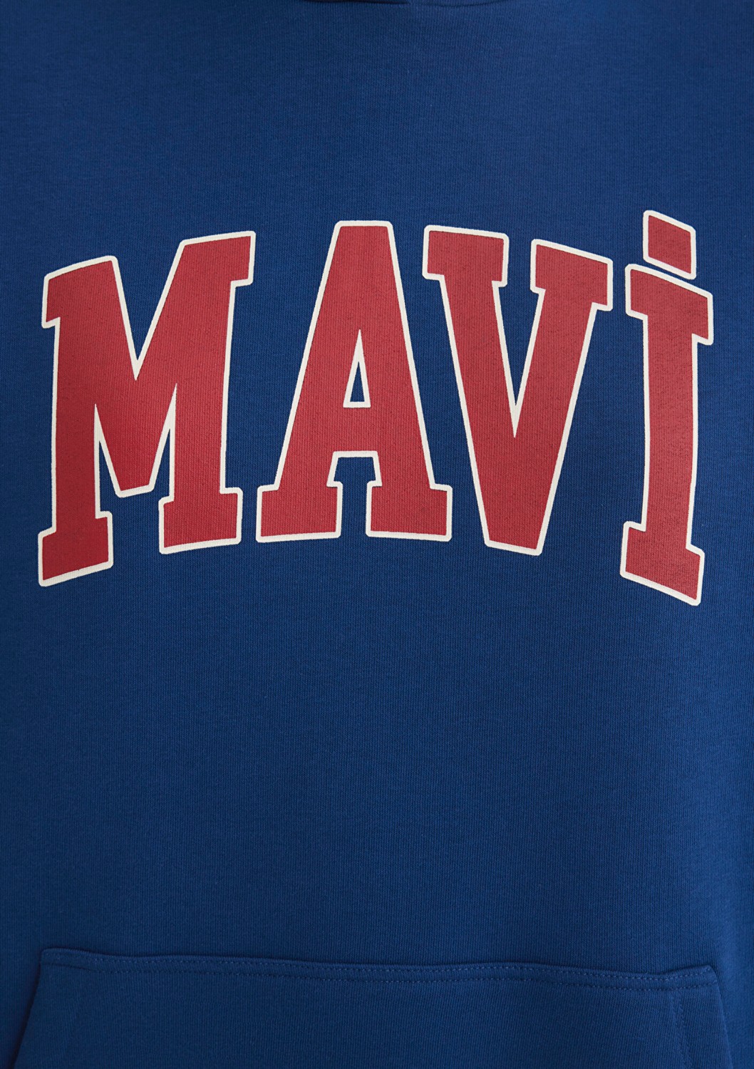 Mavi Logo Baskılı Kapüşonlu Lacivert Sweatshirt 1600361-82625 görsel 7