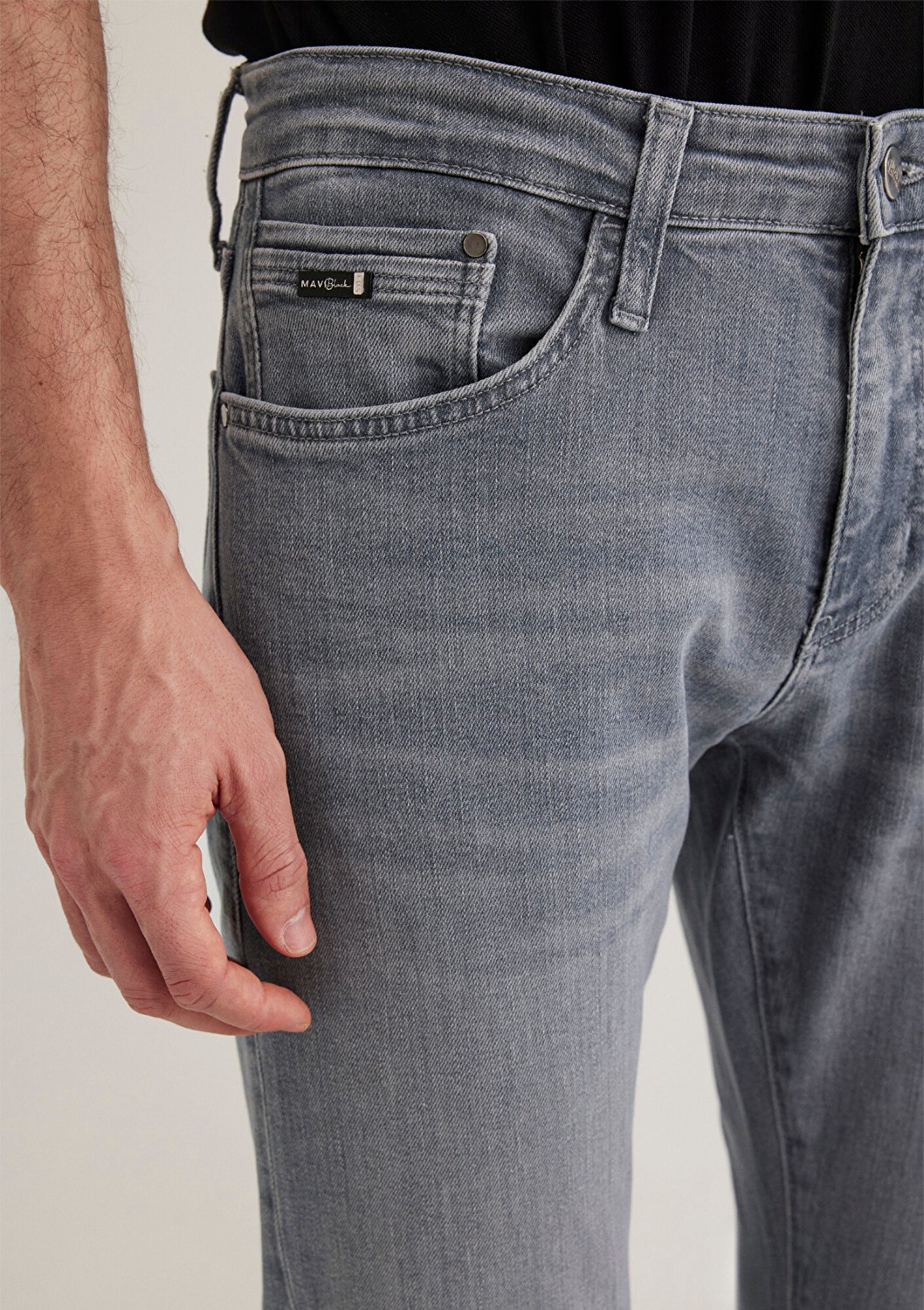 Mavi James Lux Black Gri Mavi Smoke Jean Pantolon 0042489350 görsel 6