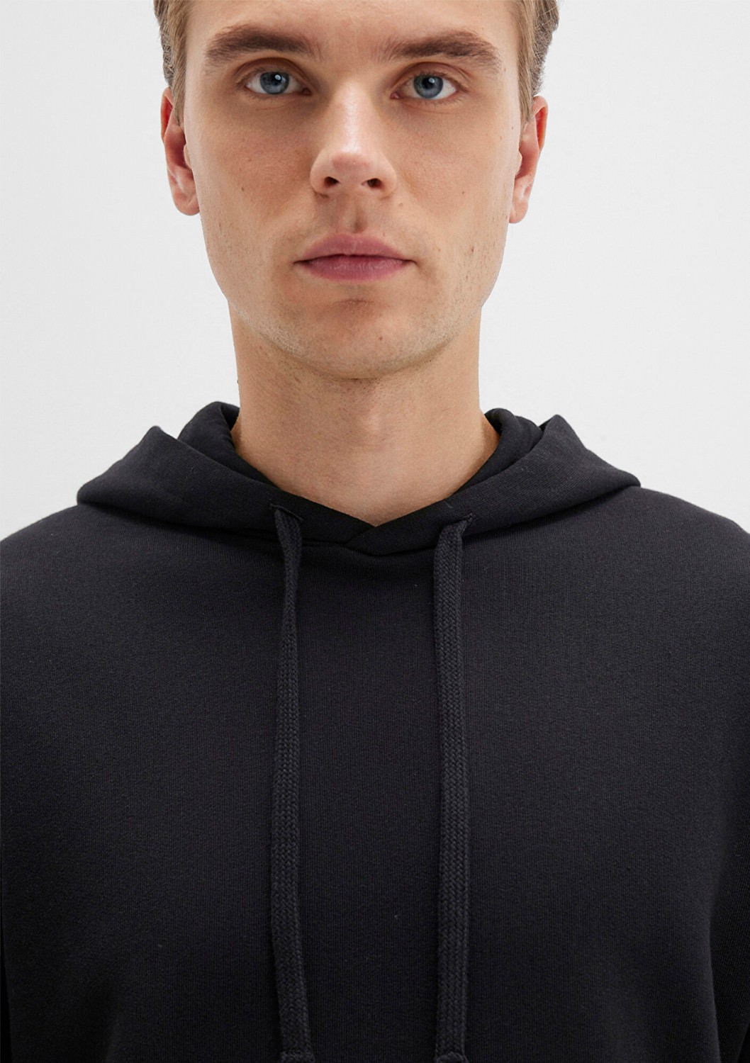 Mavi Kapüşonlu Siyah Sweatshirt 0S10417-900 görsel 5