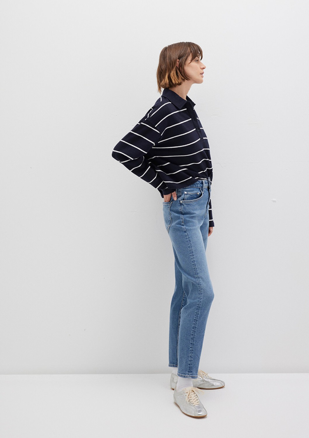 Mavi Cindy Real Blue Indigo Mavisi Jean Pantolon 100277-90993 görsel 2