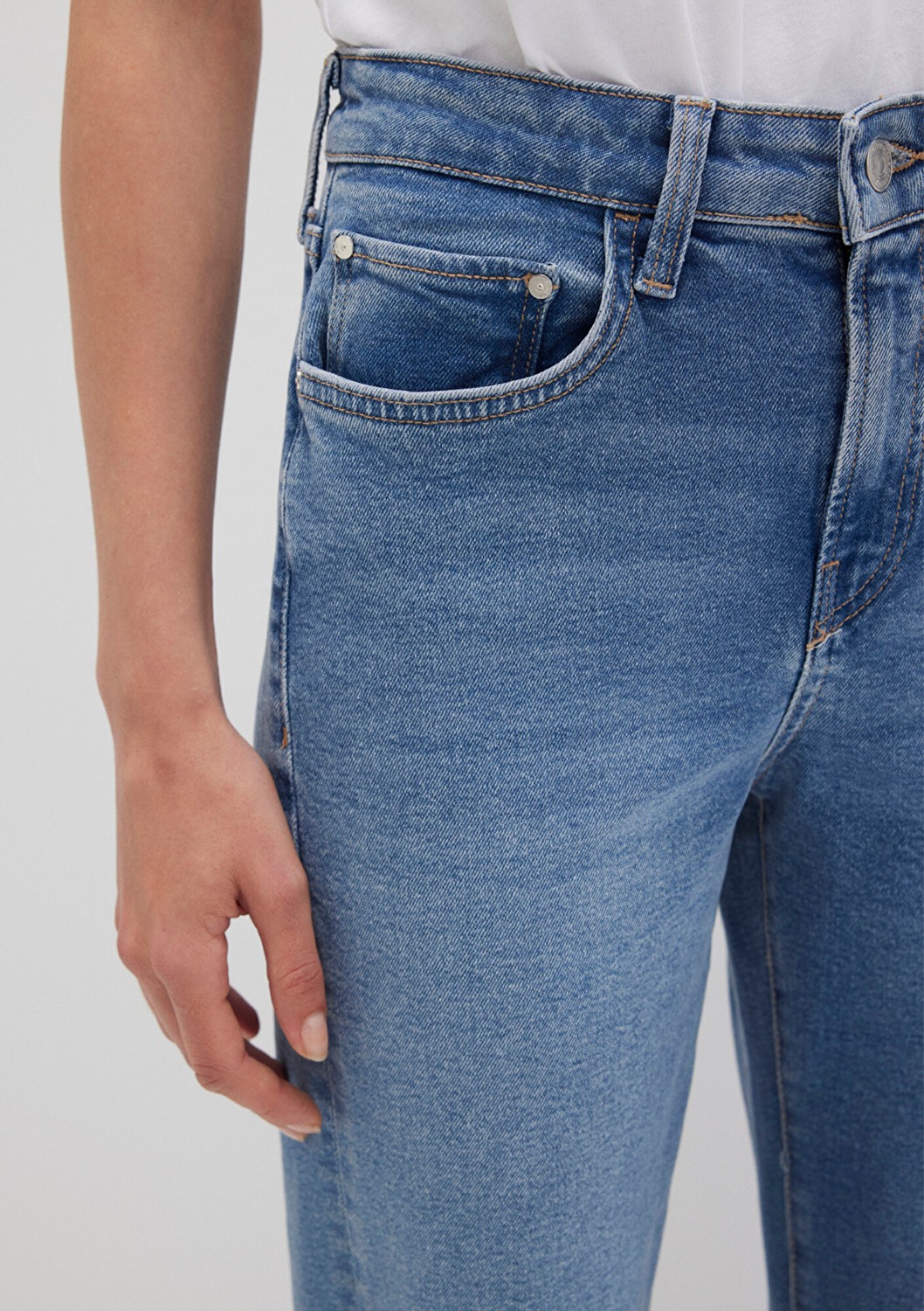 Mavi Cindy Real Blue Indigo Mavisi Jean Pantolon 100277-90993 görsel 6
