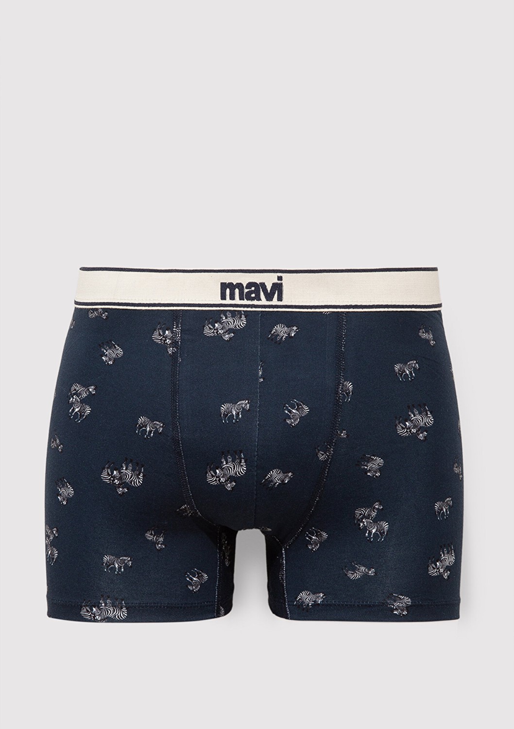Mavi Zebra Baskılı Lacivert Boxer 0911981-26828