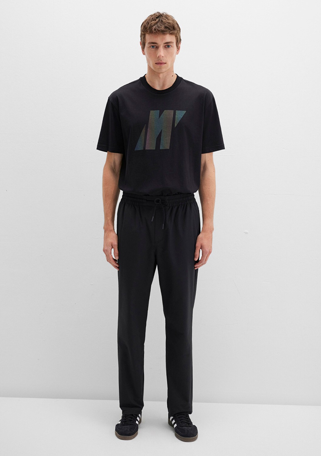 Mavi Siyah Spor Pantolon 0010463-71379 görsel 4
