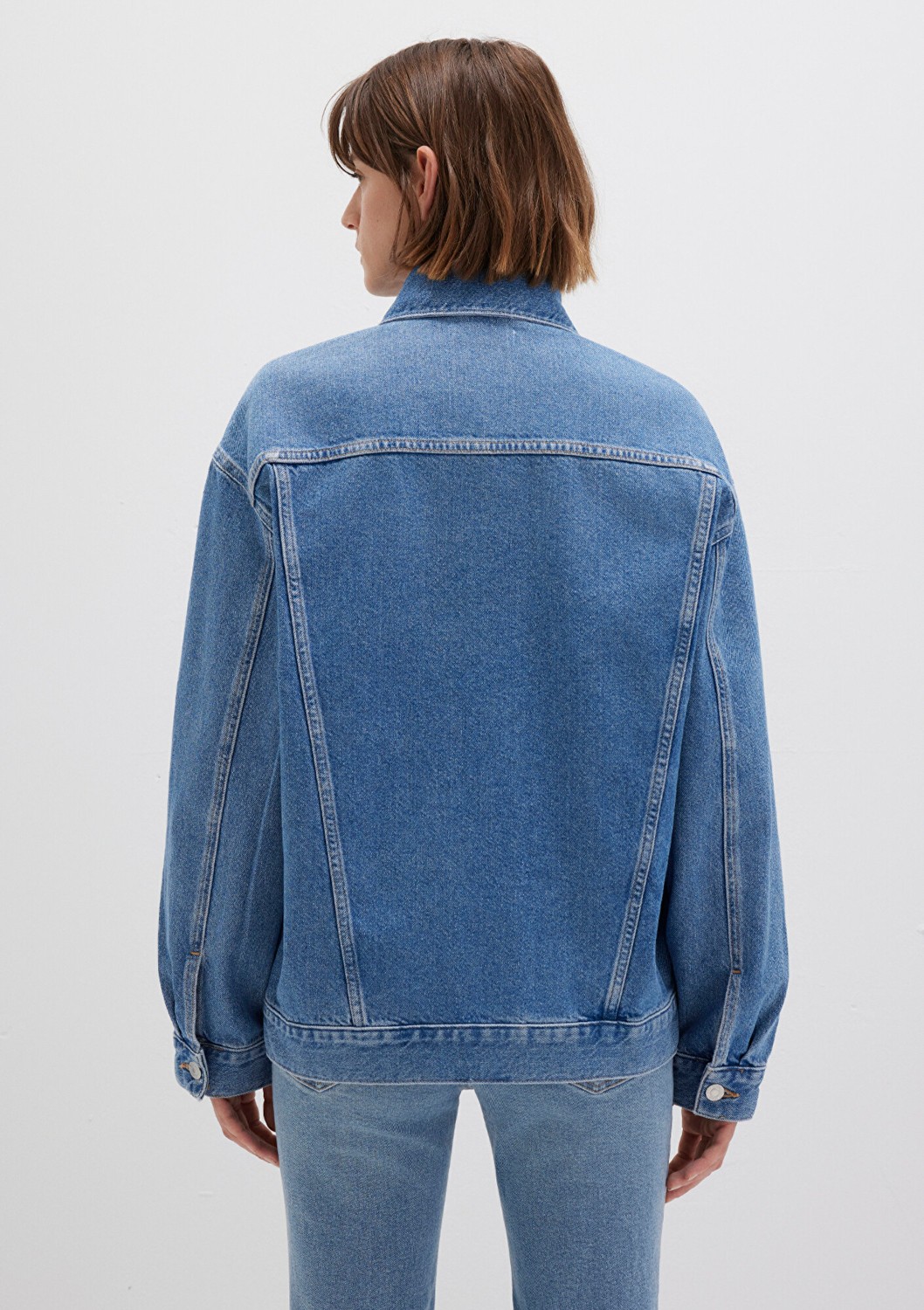Mavi Lainey 90lar Indigo Mavisi Jean Ceket 1110177-90545 görsel 5