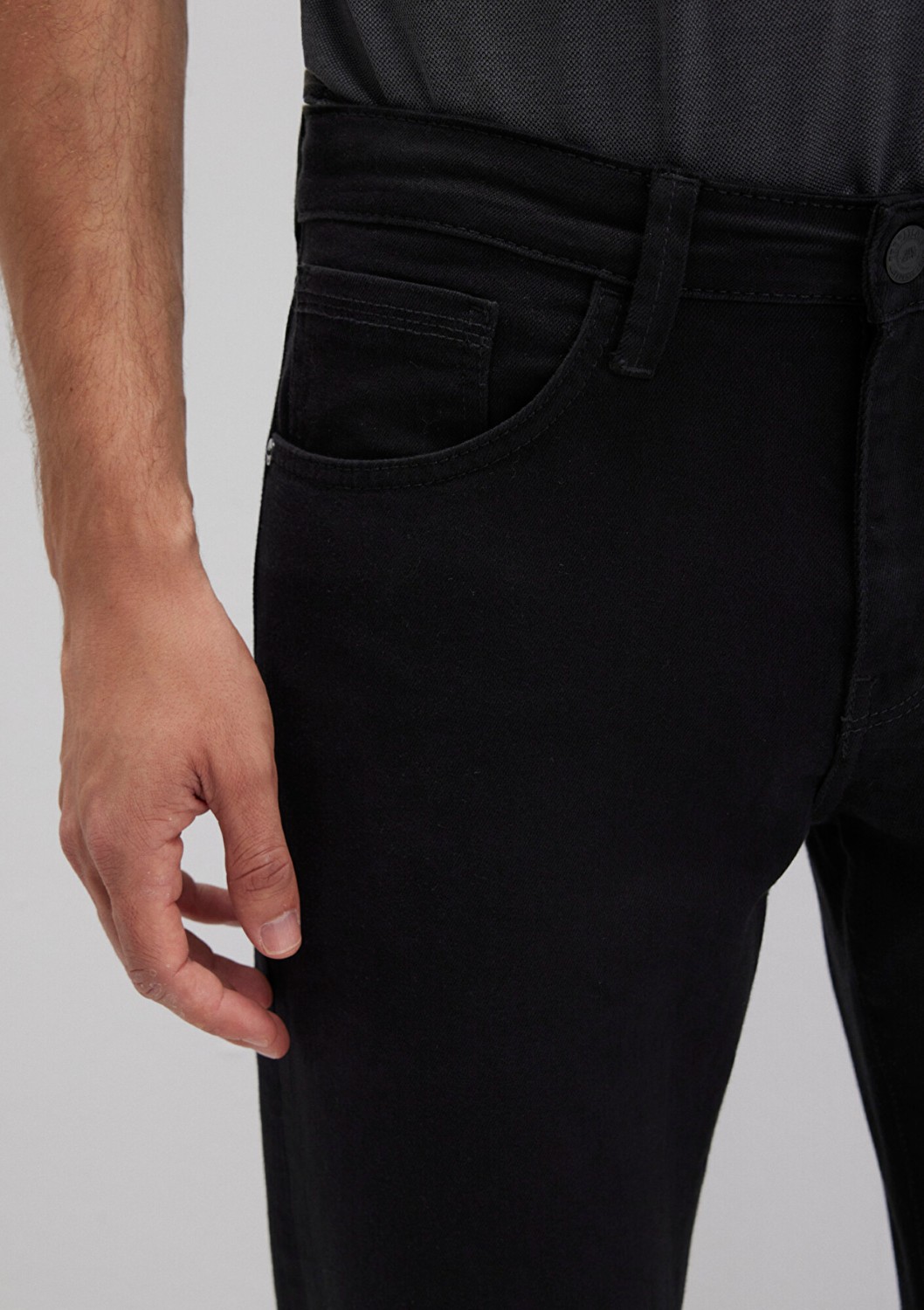 Mavi Hunter Siyah Comfort Jean Pantolon 0020216291 görsel 6