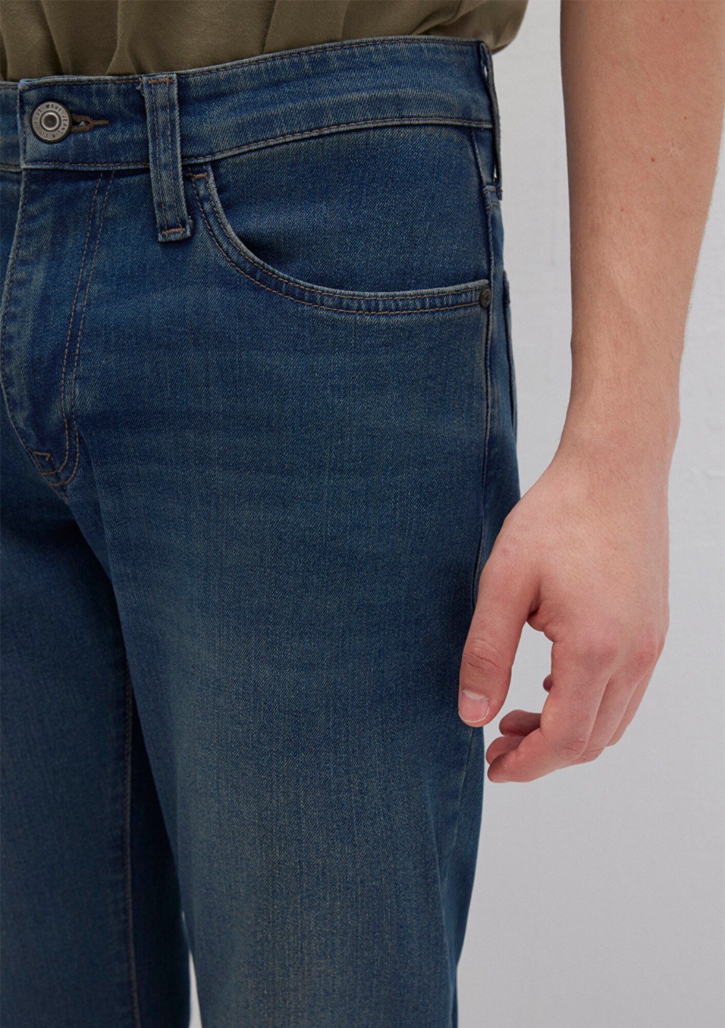 Mavi Jake Gölgeli İndigo Mavisi Jean Pantolon 8842222407 görsel 5