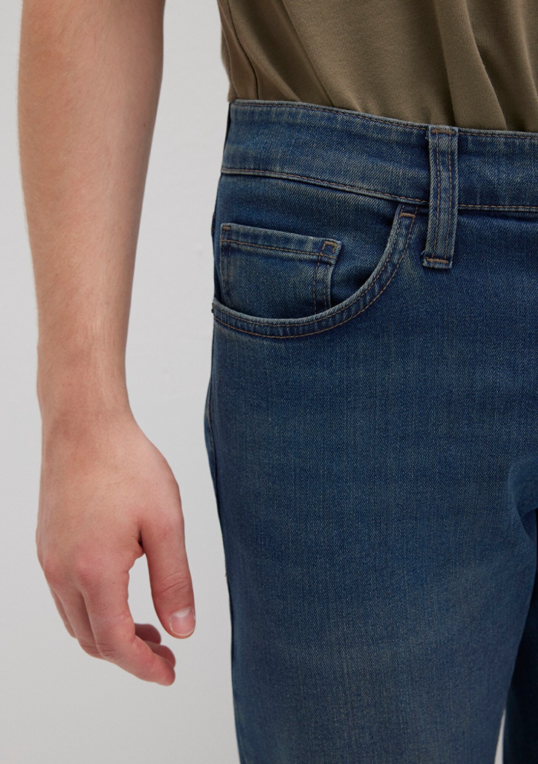 Mavi Jake Gölgeli İndigo Mavisi Jean Pantolon 8842222407 görsel 6
