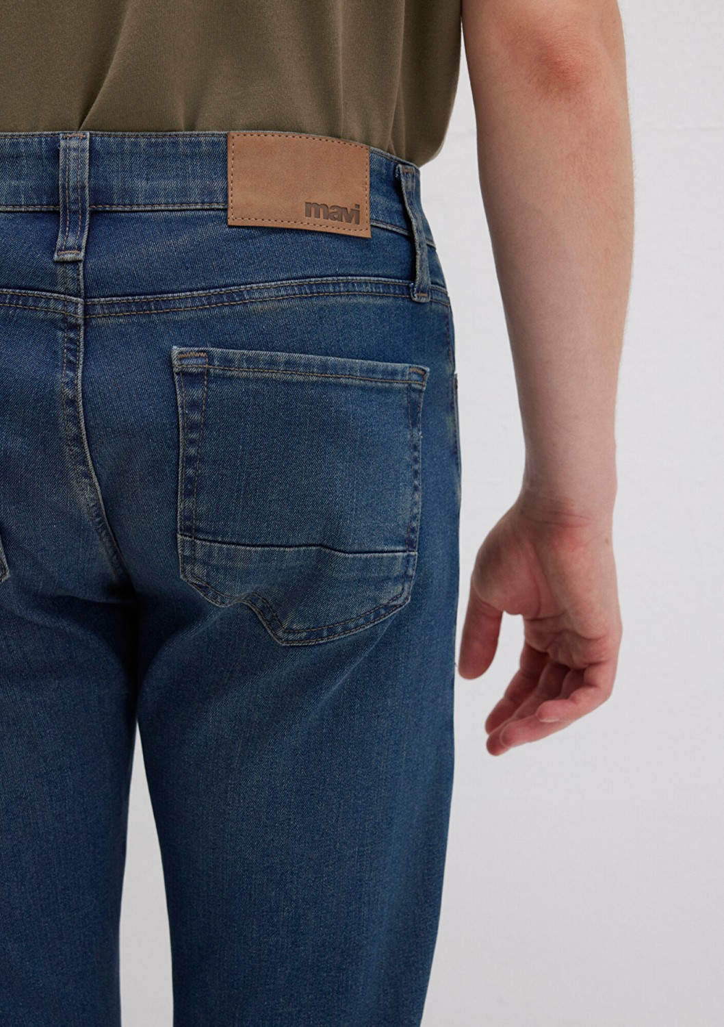 Mavi Jake Gölgeli İndigo Mavisi Jean Pantolon 8842222407 görsel 7