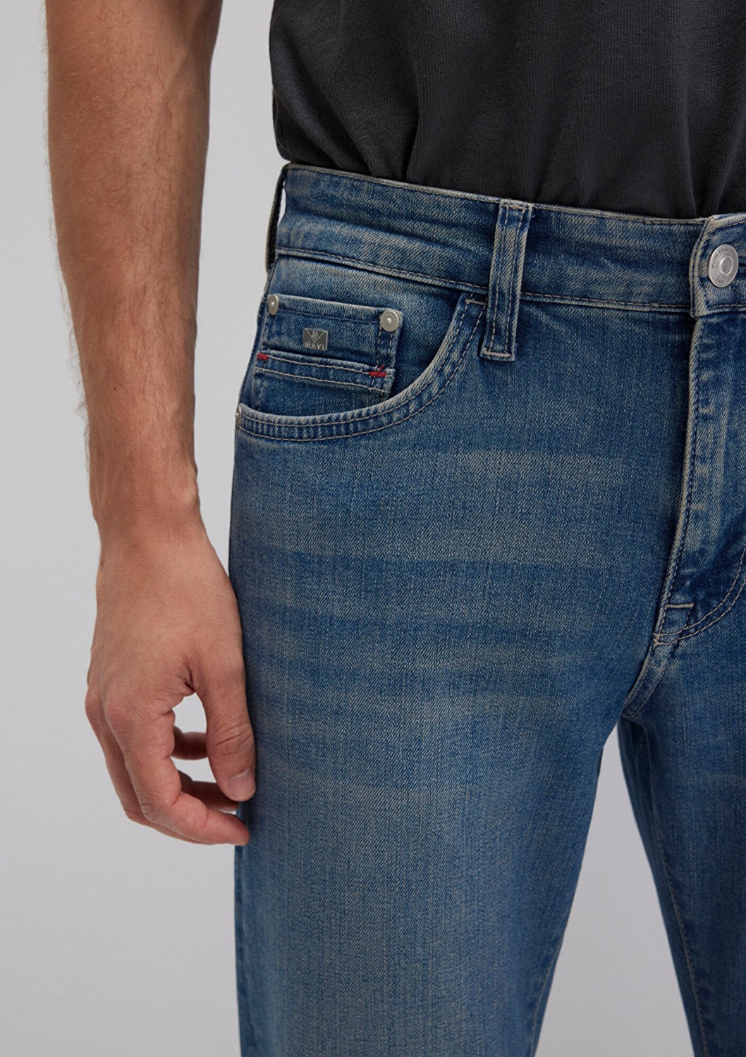 Mavi Hunter Mavi Premium Puslu Indigo Mavisi Jean Pantolon 0020233454 görsel 6