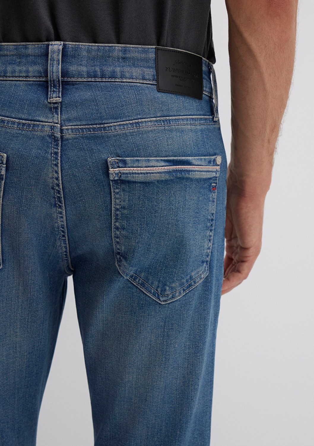 Mavi Hunter Mavi Premium Puslu Indigo Mavisi Jean Pantolon 0020233454 görsel 7