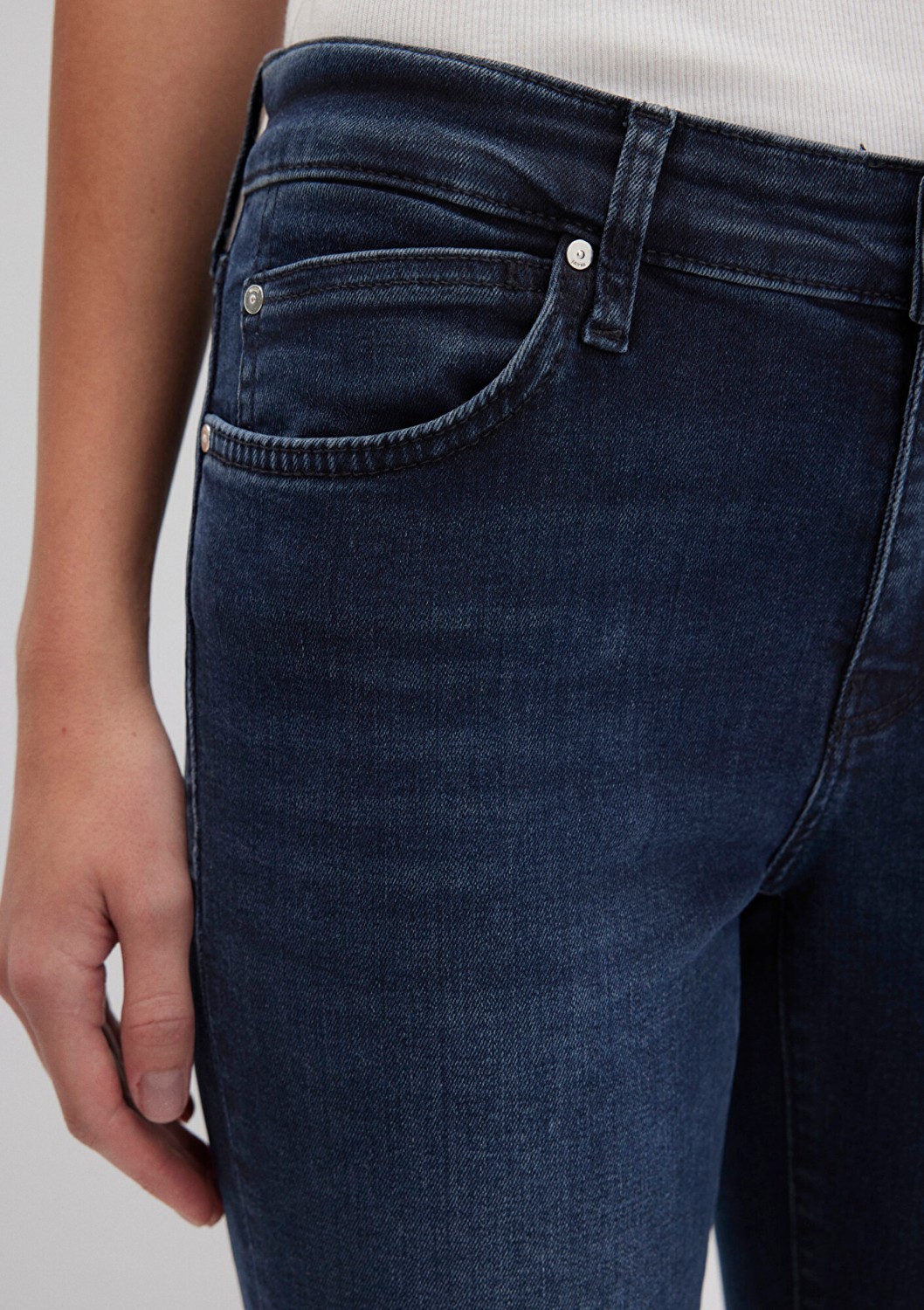 Mavi Molly Everyday Puslu Mürekkep Mavisi Jean Pantolon 1013683048 görsel 6