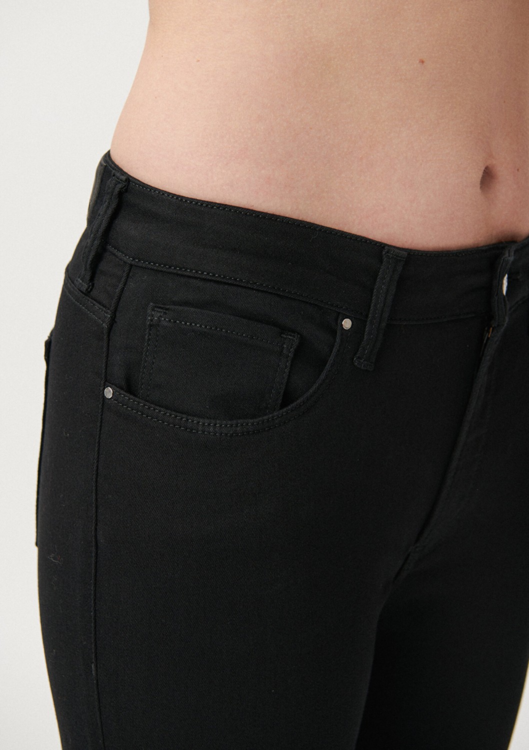 Mavi Marlie Everday Siyah Jean Pantolon 101339-85945 görsel 7