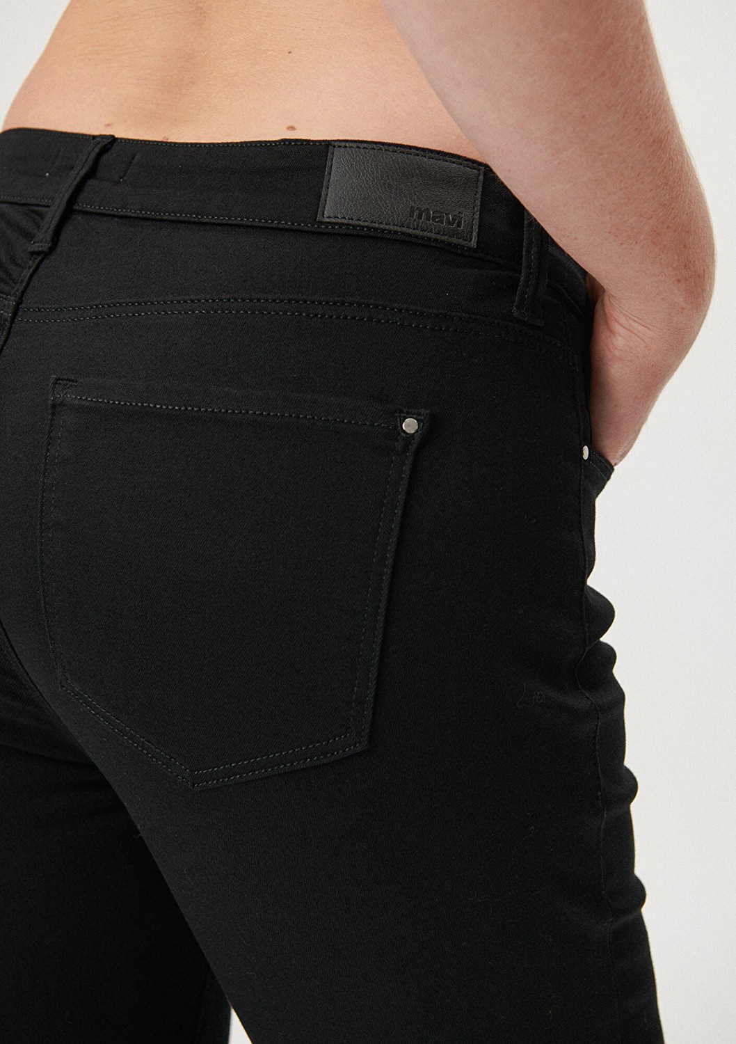 Mavi Marlie Everday Siyah Jean Pantolon 101339-85945 görsel 8