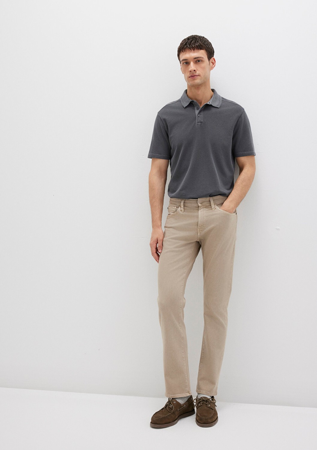 Mavi Martin Bej Comfort Gabardin Pantolon 0037886566 görsel 2