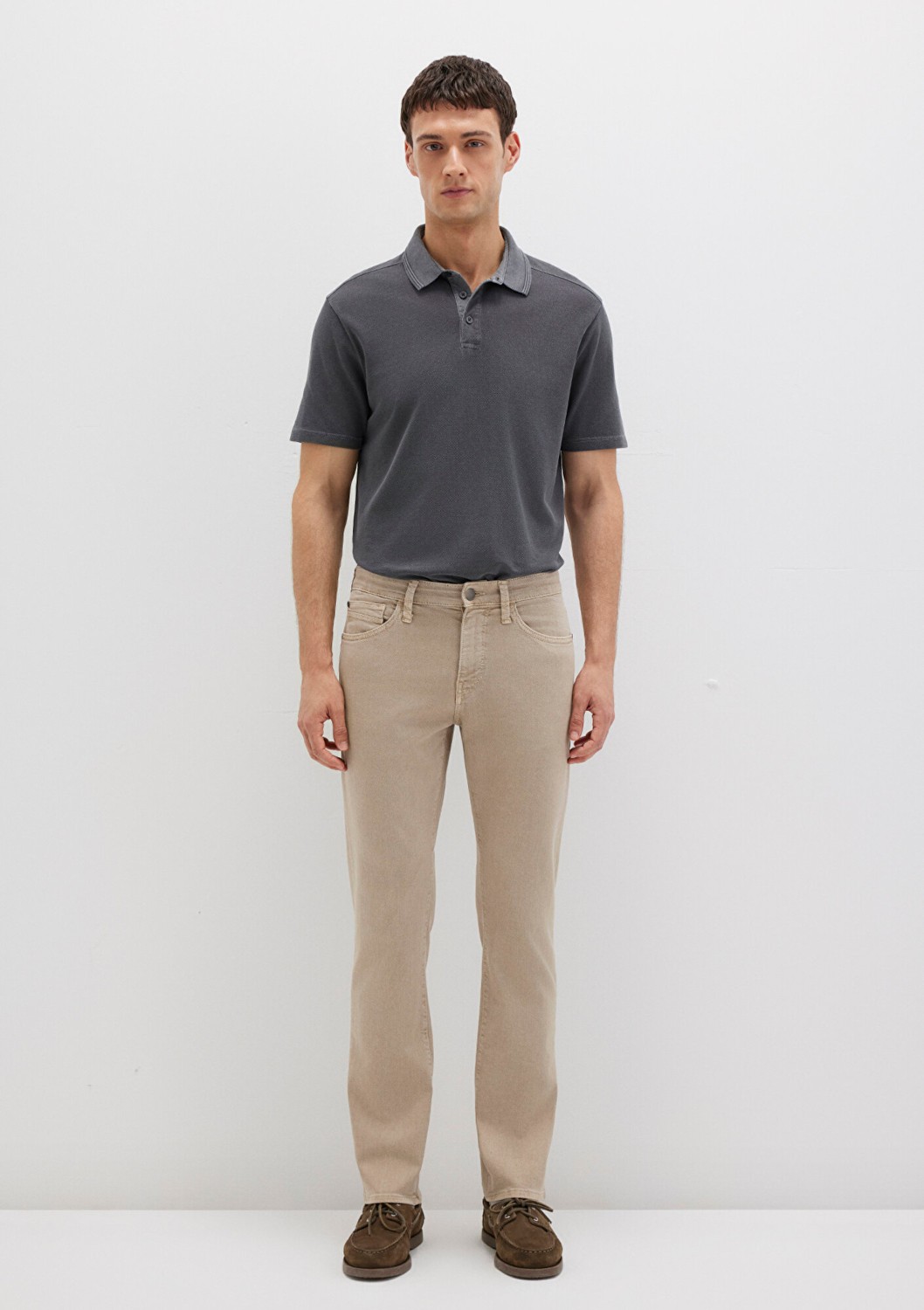 Mavi Martin Bej Comfort Gabardin Pantolon 0037886566 görsel 4
