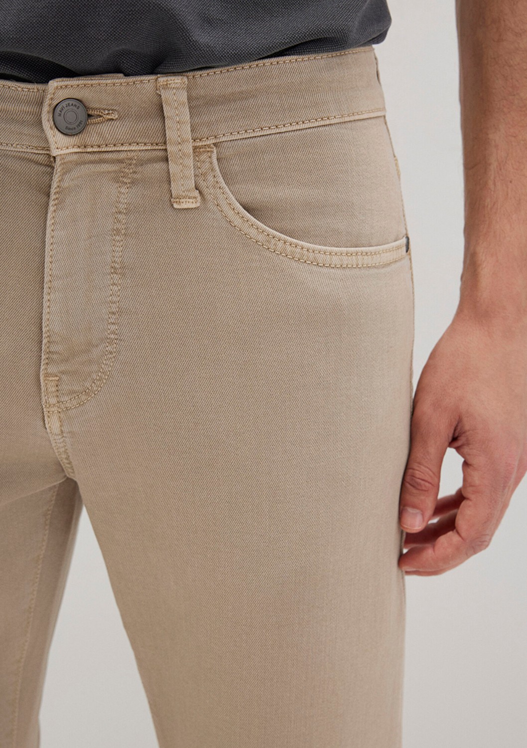 Mavi Martin Bej Comfort Gabardin Pantolon 0037886566 görsel 7