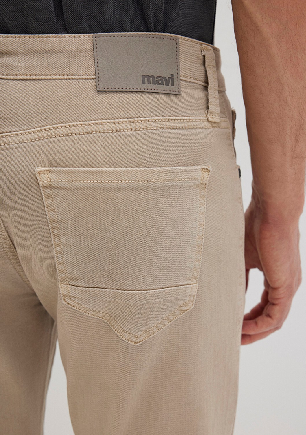 Mavi Martin Bej Comfort Gabardin Pantolon 0037886566 görsel 8