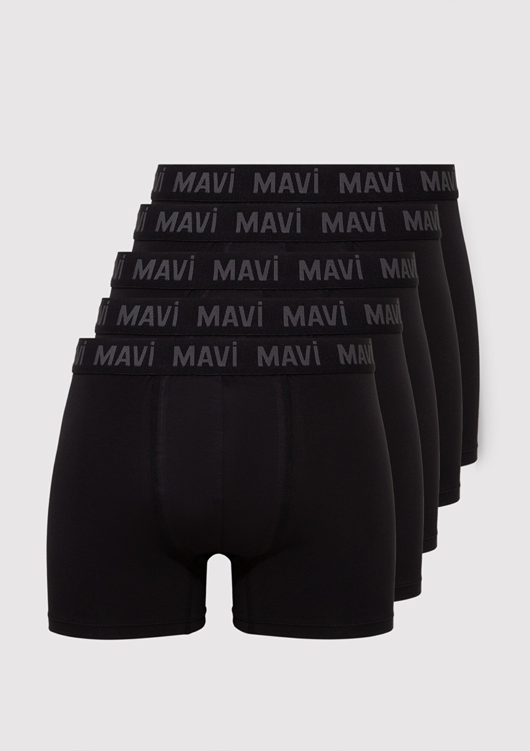 Mavi 5li Siyah Basic Boxer 0911238-900 görsel 4