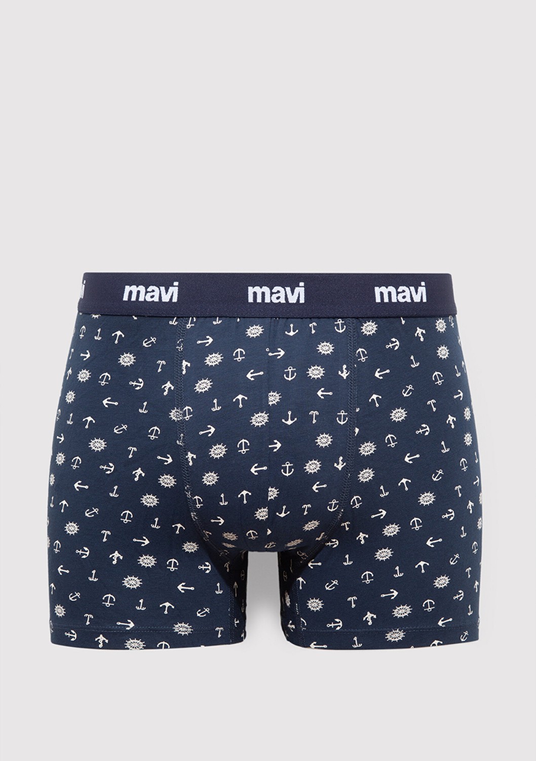 Mavi 3lü Baskılı Lacivert Boxer 0911505-70490 görsel 8