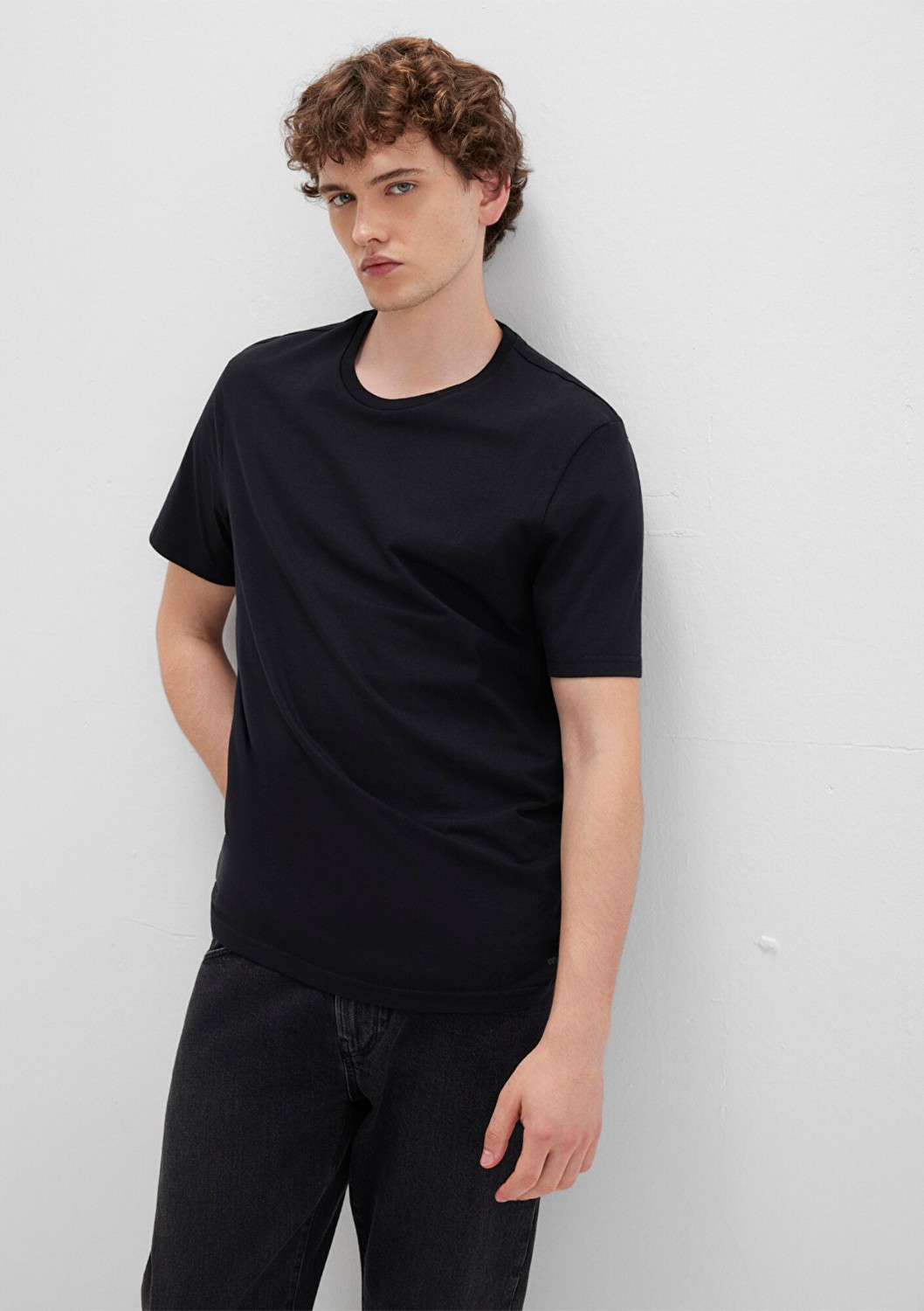 Mavi Siyah Basic Tişört 065574-900 görsel 8