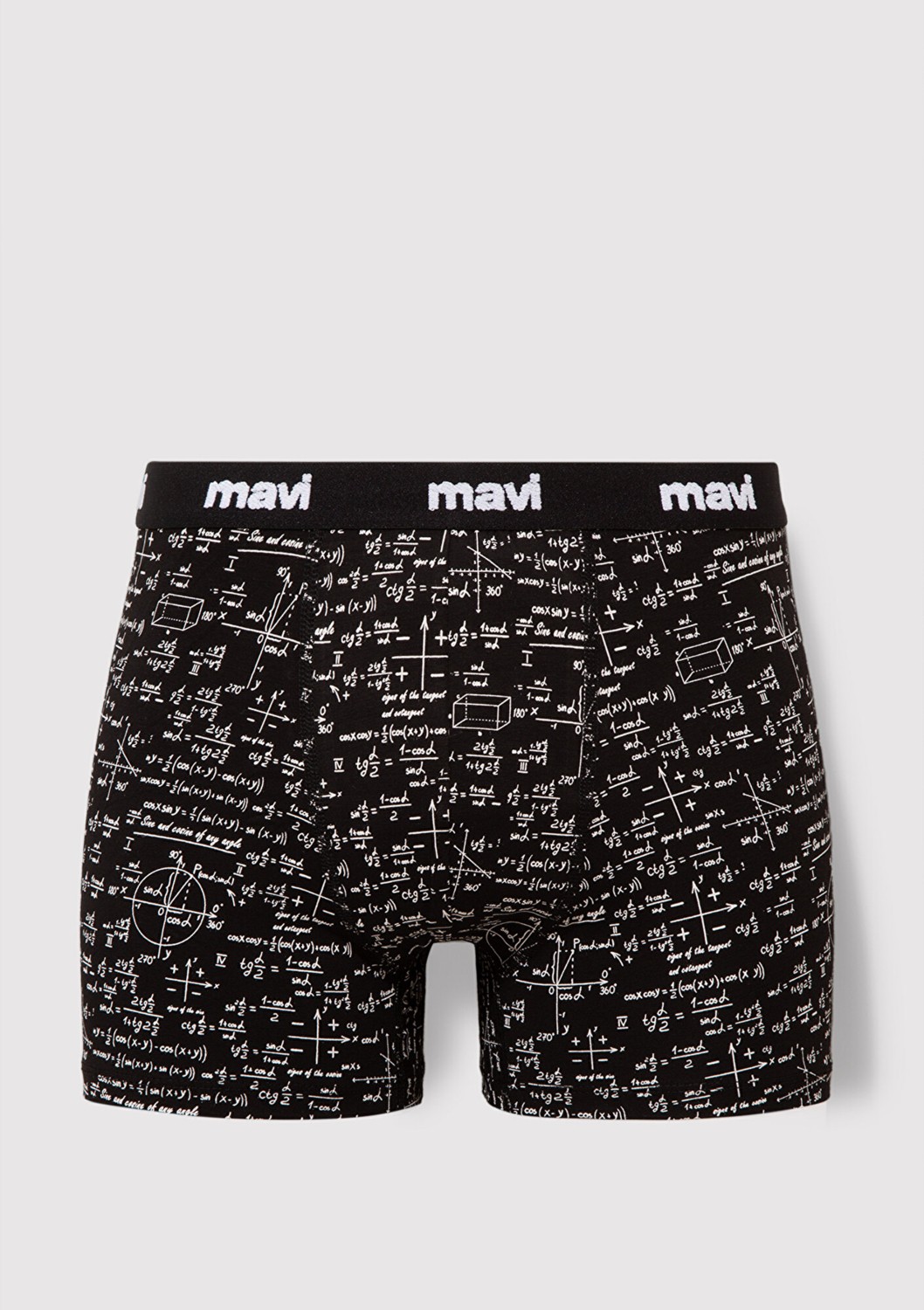Mavi Baskılı Siyah Boxer 0910049-85857 görsel 8