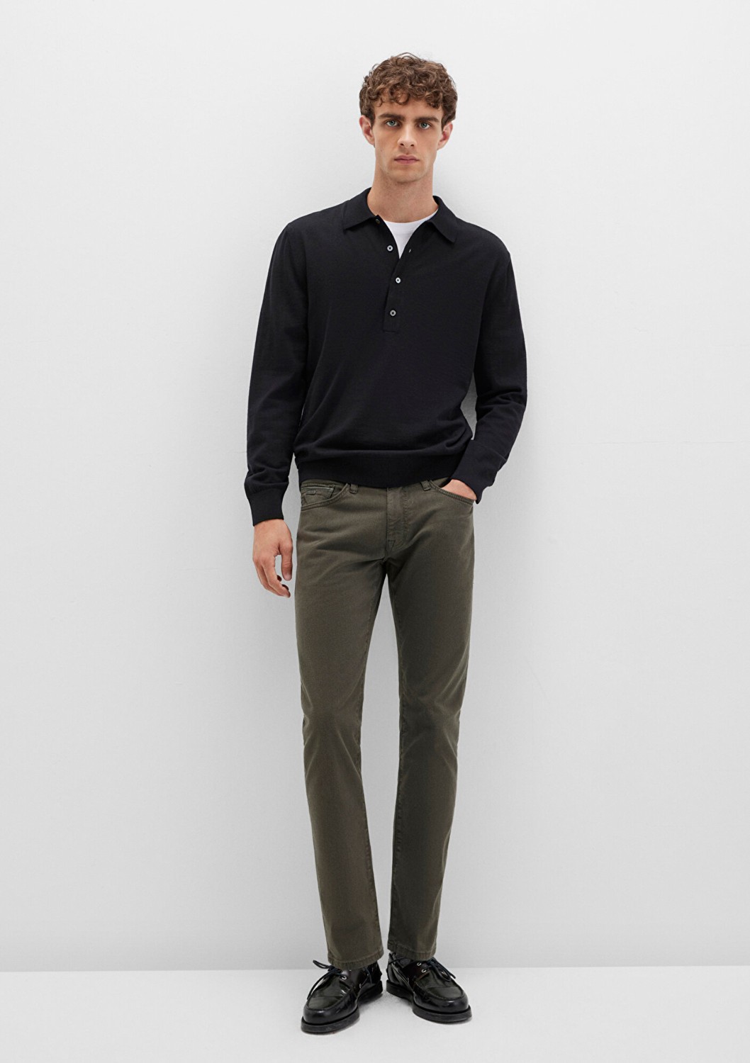 Mavi Jake Mavi Black Koyu Yeşil Gabardin Pantolon 0042290685 görsel 2
