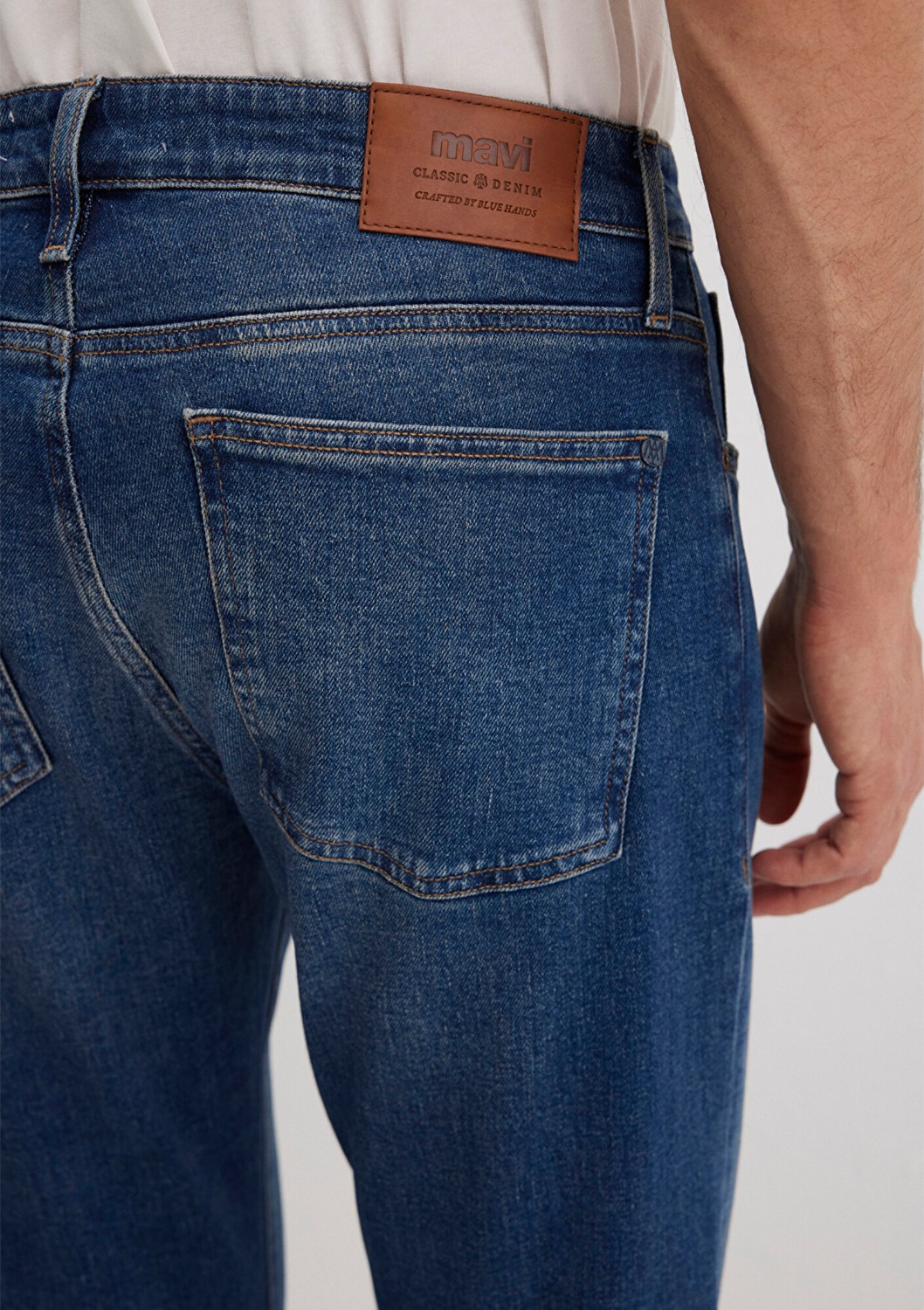 Mavi Milan Classic Denim Vintage Koyu Mavi Jean Pantolon 0081090816 görsel 7